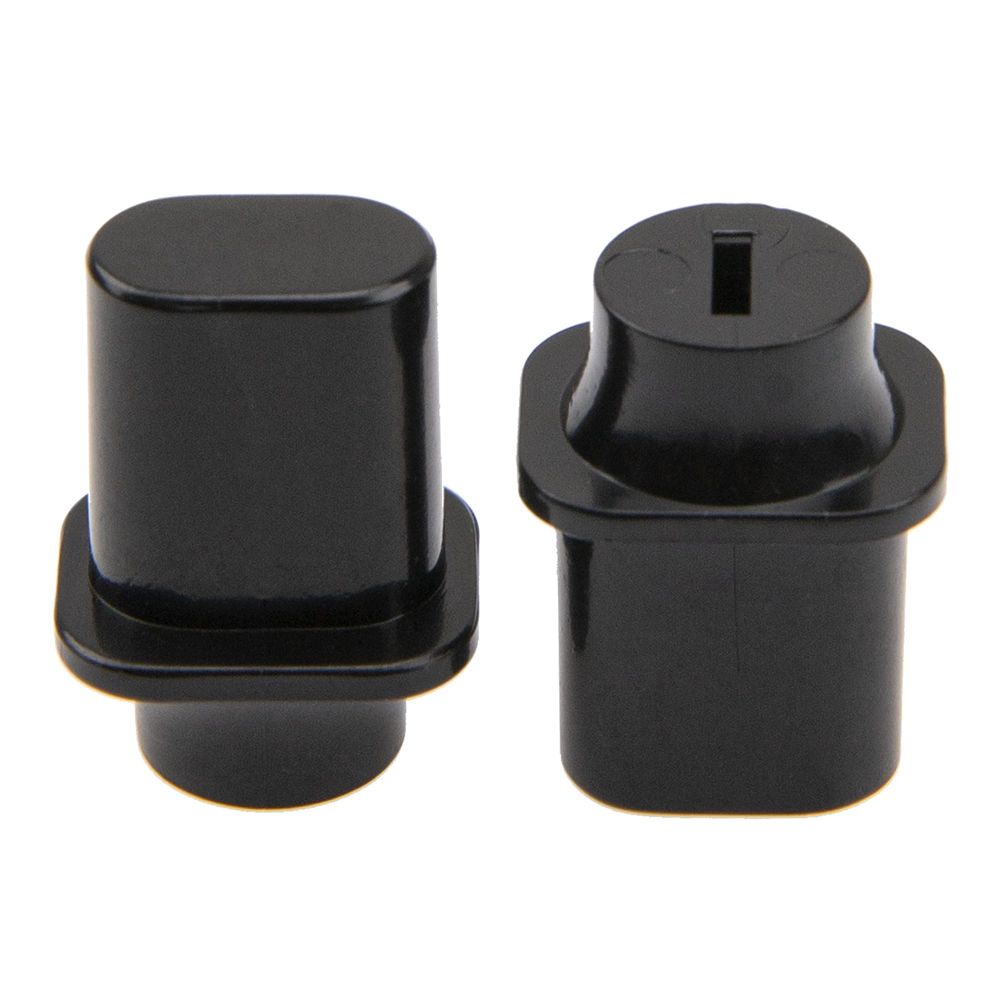 16Pcs Yootones Top Pickup Selector Switch Tips Compatible With Telecaster Tele Electric Guitar (Black)
