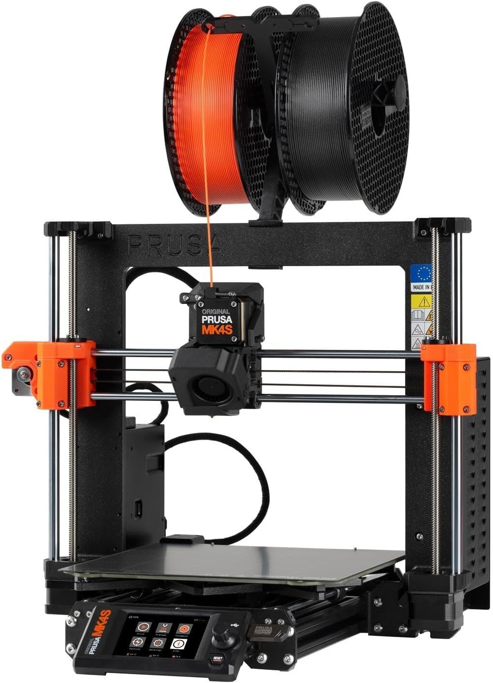 Original Prusa MK4S 3D Printer, Ready-to-use FDM 3D Printer, Assembled and Tested, Removable Print Sheets, 1kg Prusament PLA Spo