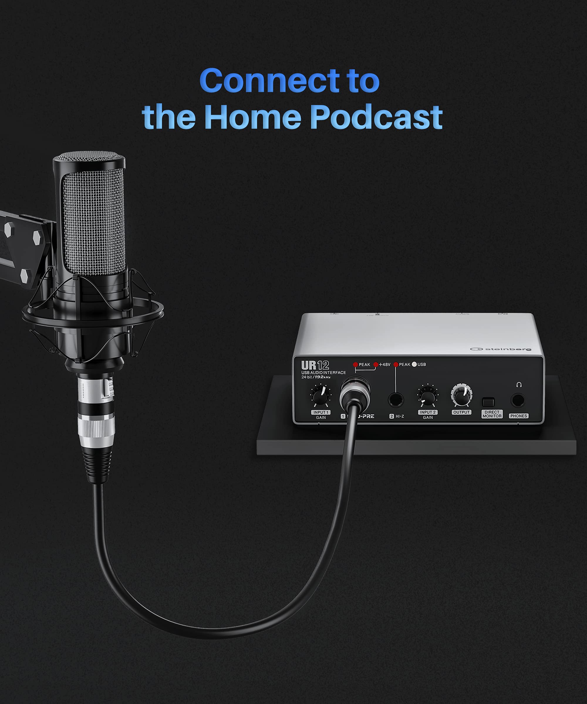 Gearit Xlr To Xlr Microphone Cable (10 Feet, 10 Pack) Xlr Male To Female Mic Cable 3 Pin Balanced Shielded Xlr Cable For Mic Mix