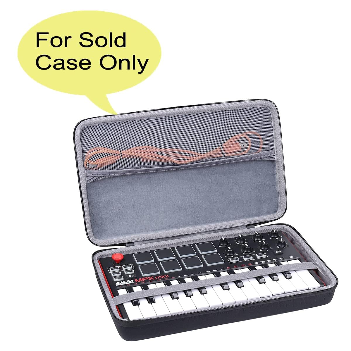 Co2Crea Hard Case Replacement For Akai Professional Mpk Mini Mkii/Mpk Mini Play 25 Key Usb Midi Keyboard Controller