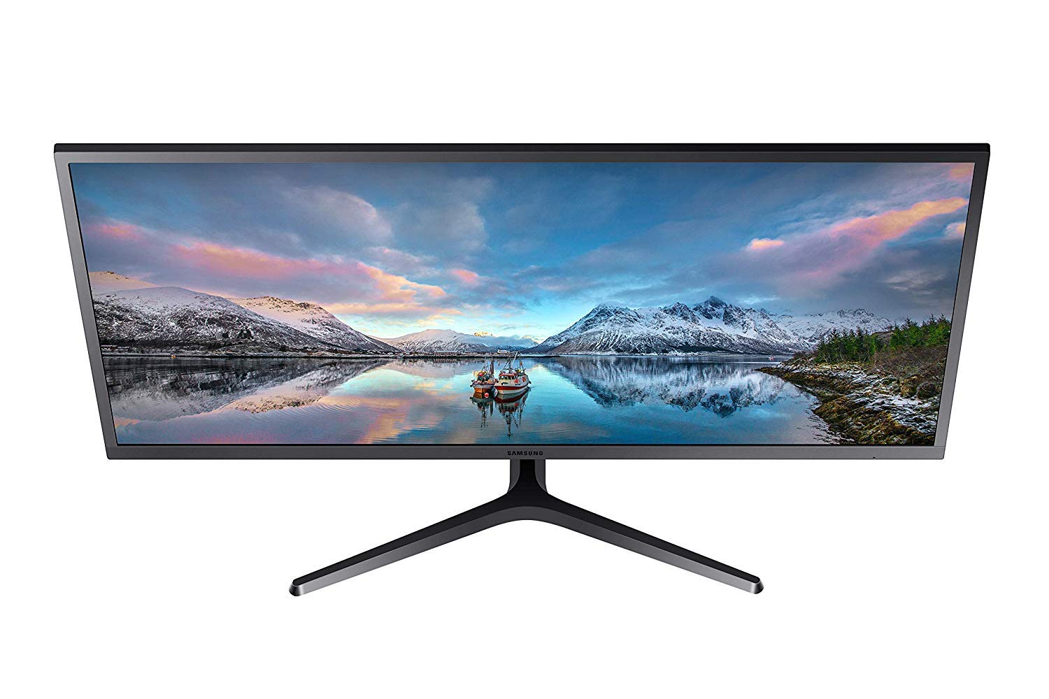 Samsung 34 Inch Sj55W Ultrawide Gaming Monitor (Ls34J550Wqnxza)     75Hz Refresh, Wqhd Computer Monitor, 3440 X 1440P Resolution