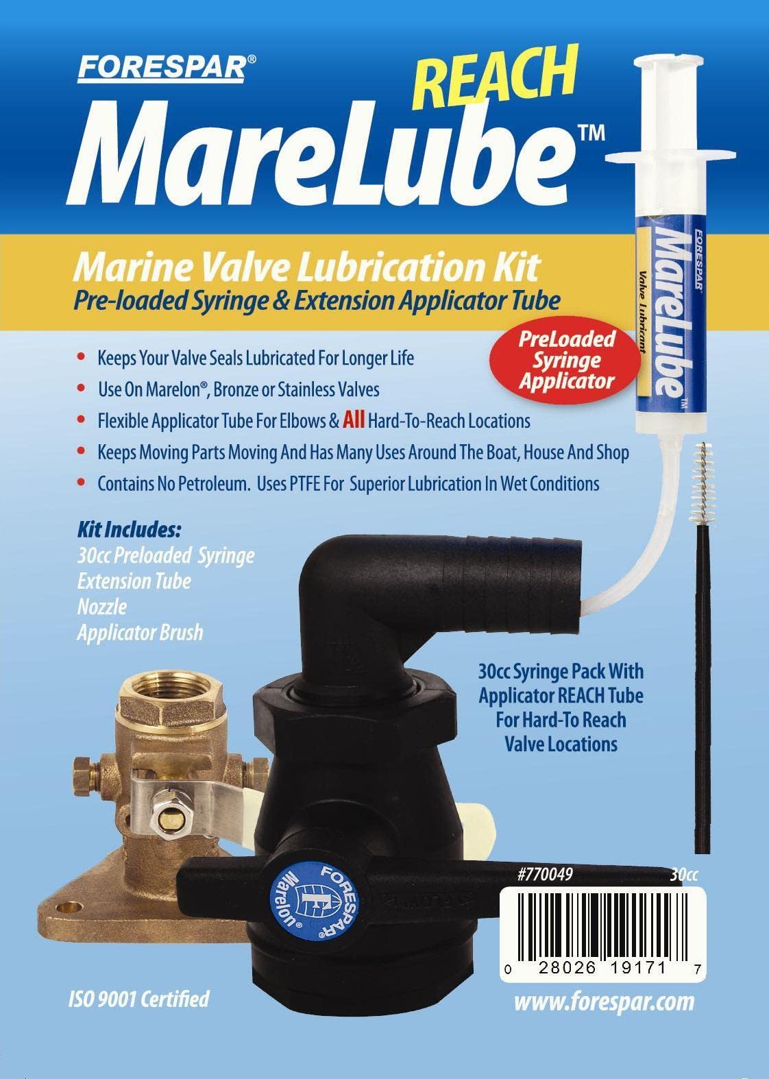 Forespar Marelube Reach 30Cc Lube Kit,WBAUVB0942HPSYM