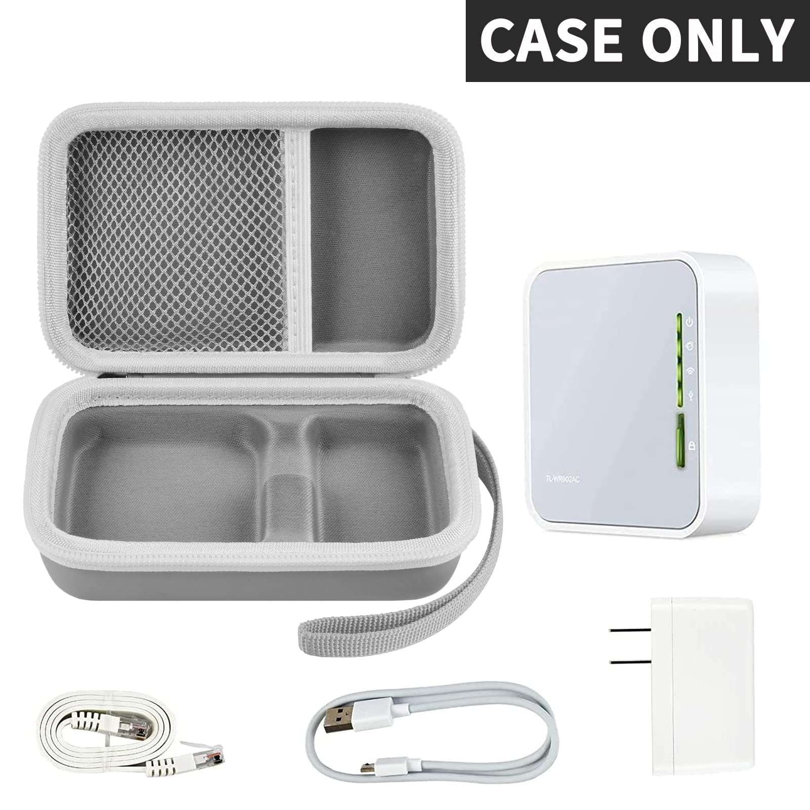 Case Compatible With Tp Link Ac750 Wireless Portable Nano Travel Router. For Hotspot Wifi Devices Storage Carrying Box Holder Fo