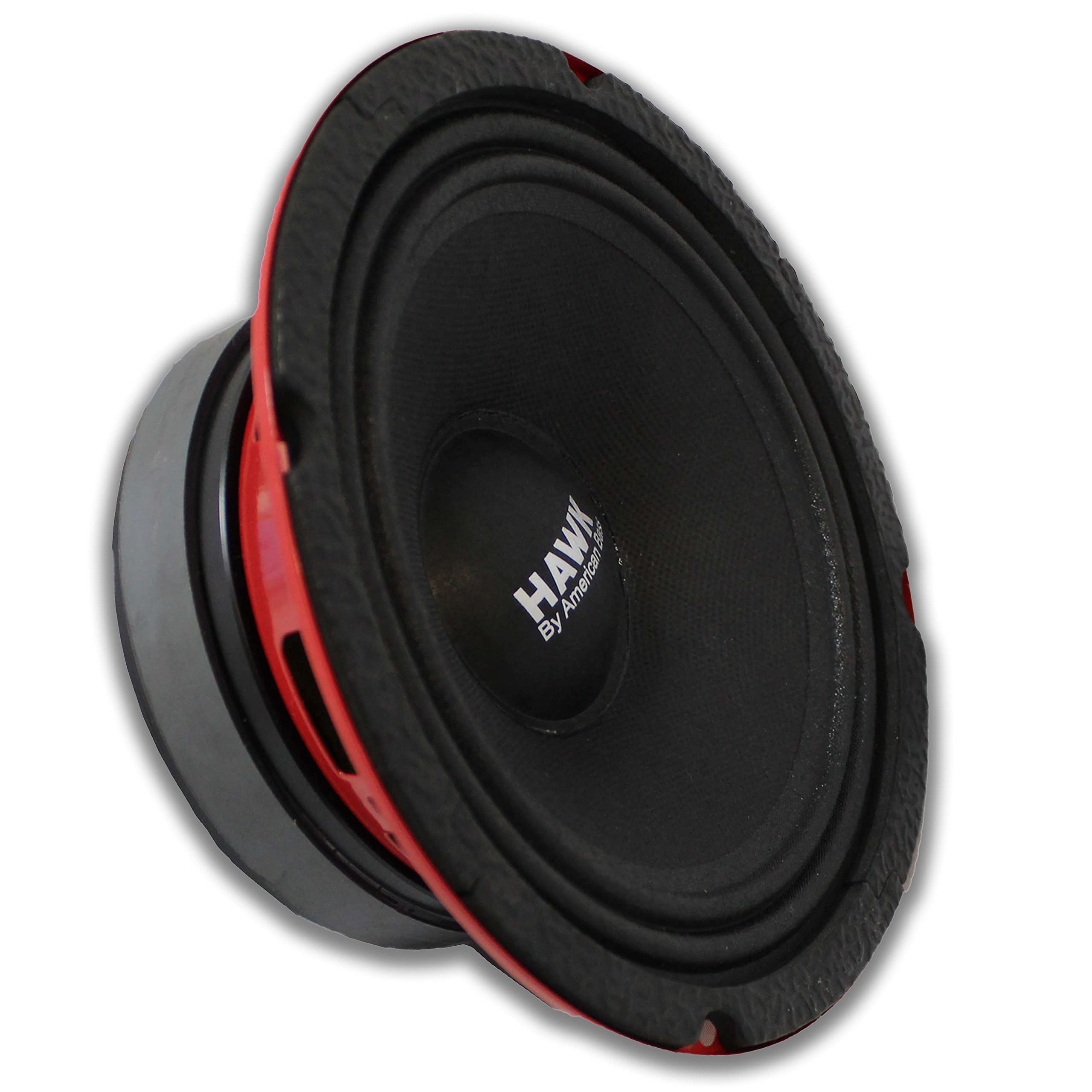 American Bass USA Bass Hawk65 6.5 Midrange Midbass Car Speaker with Grill, 500W, 4 Ohm