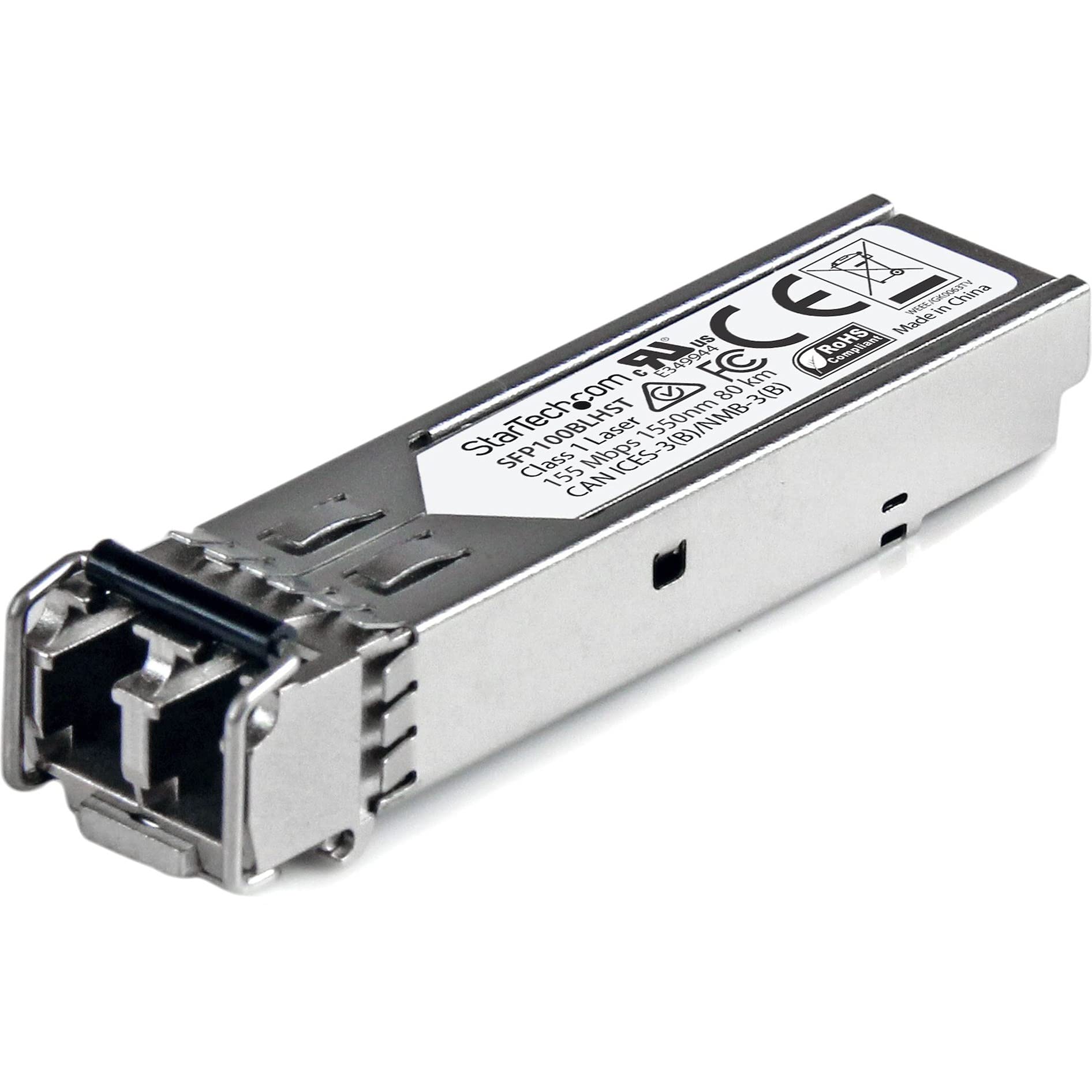 Msa Uncoded Sfp - 100Base-Lh 100Mbps - 100Mbe Module - 100Mb Ethernet Sfp 1550Nm