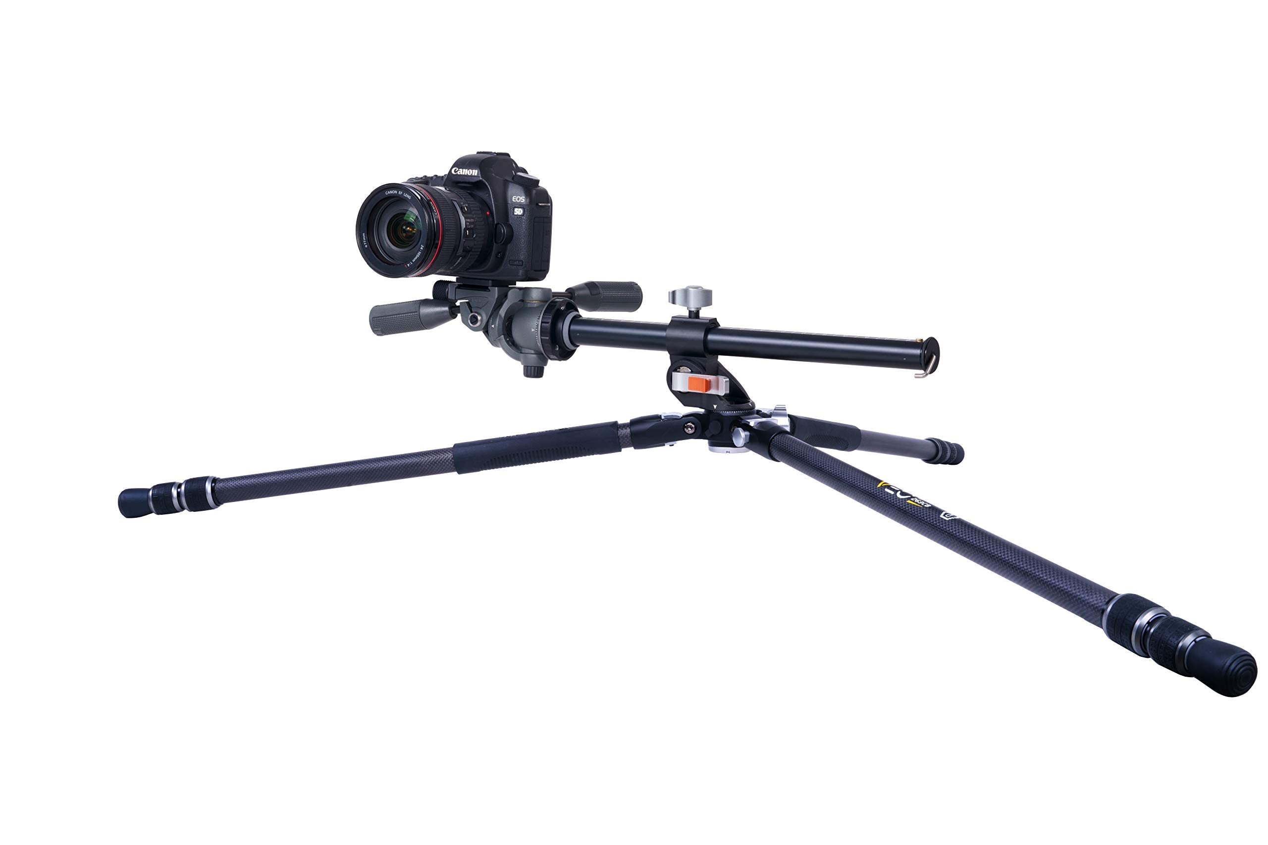 Vanguard Veo3+263Cp Carbon Fiber Tripod With Panhead And Multi Angle Center Column For Overhead Shots