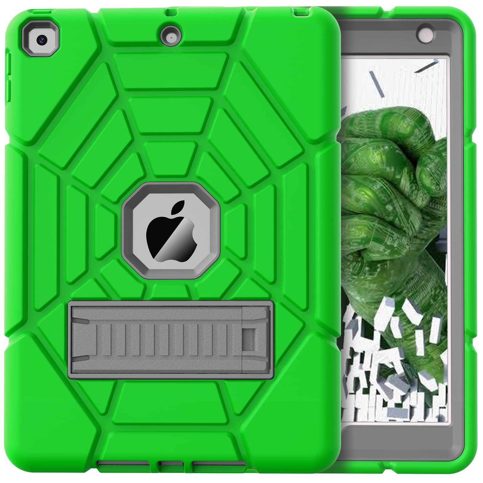 Grifobes For Ipad 9Th Generation Case, For Ipad 8Th/7Th Generation Case 2021/2020/2019, Heavy Duty Rugged Protective 10.2'' Cove