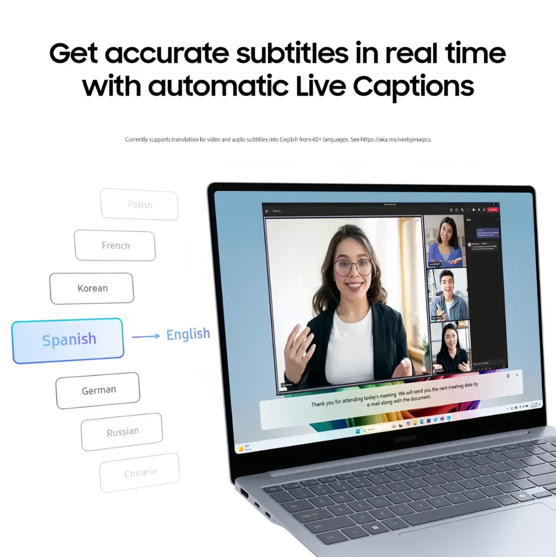 Samsung Galaxy Book4 Edge Business Laptop, 15.6'' Led Anti Glare Display, Copilot + Ai Pc Computer, Snapdragon X Plus Processor,