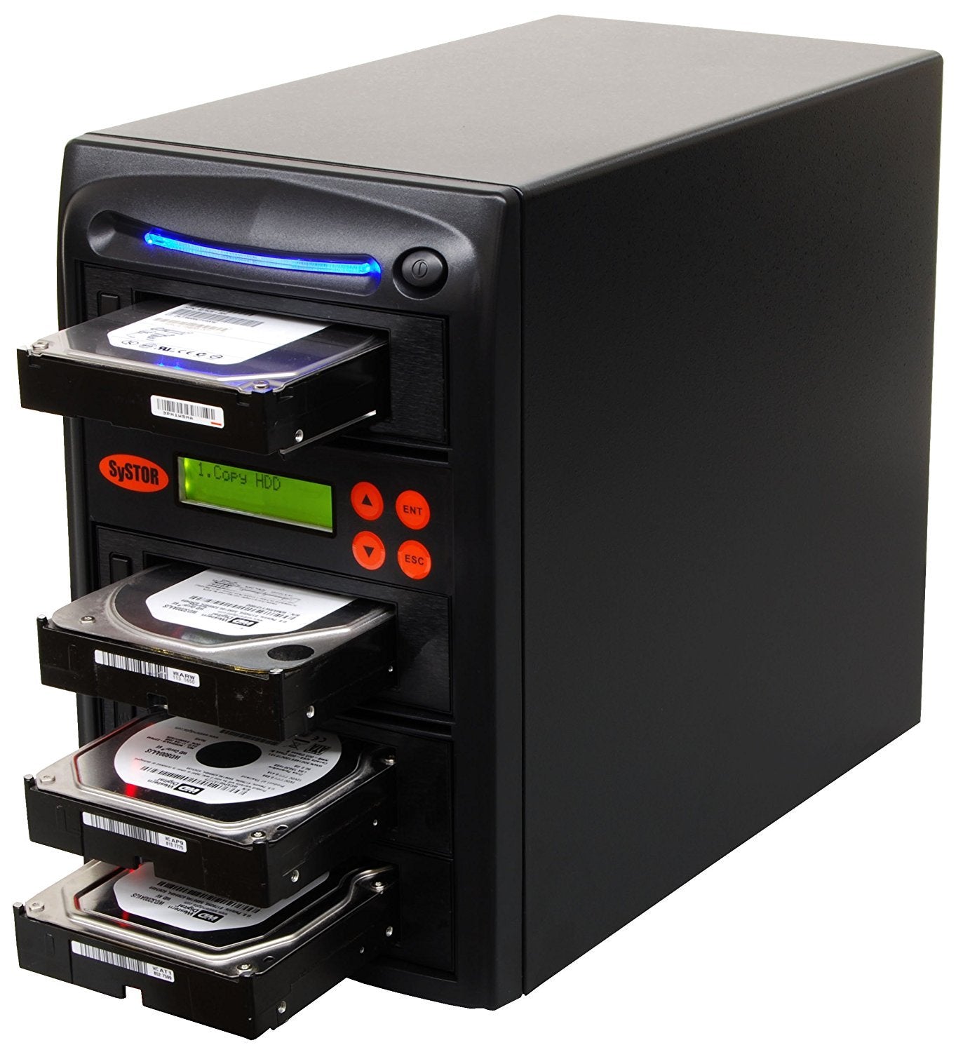 Systor 1:3 Hdd/Ssd Hard Drive Duplicator   18Gb/Min   Standalone Copier & Eraser/Sanitizer For Multiple Sata 3.5 Disk & 2.5 Soli