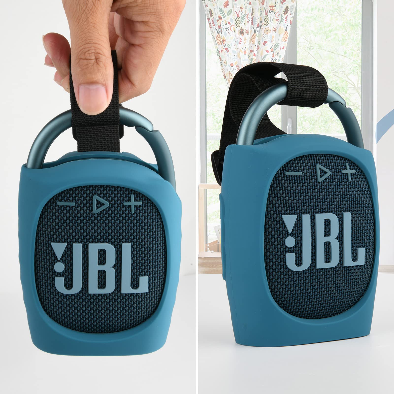Txesign Silicone Protective Carrying Case Compatible With Jbl Clip 4   Portable Mini Bluetooth Speaker Stand Up Cover Pouch For