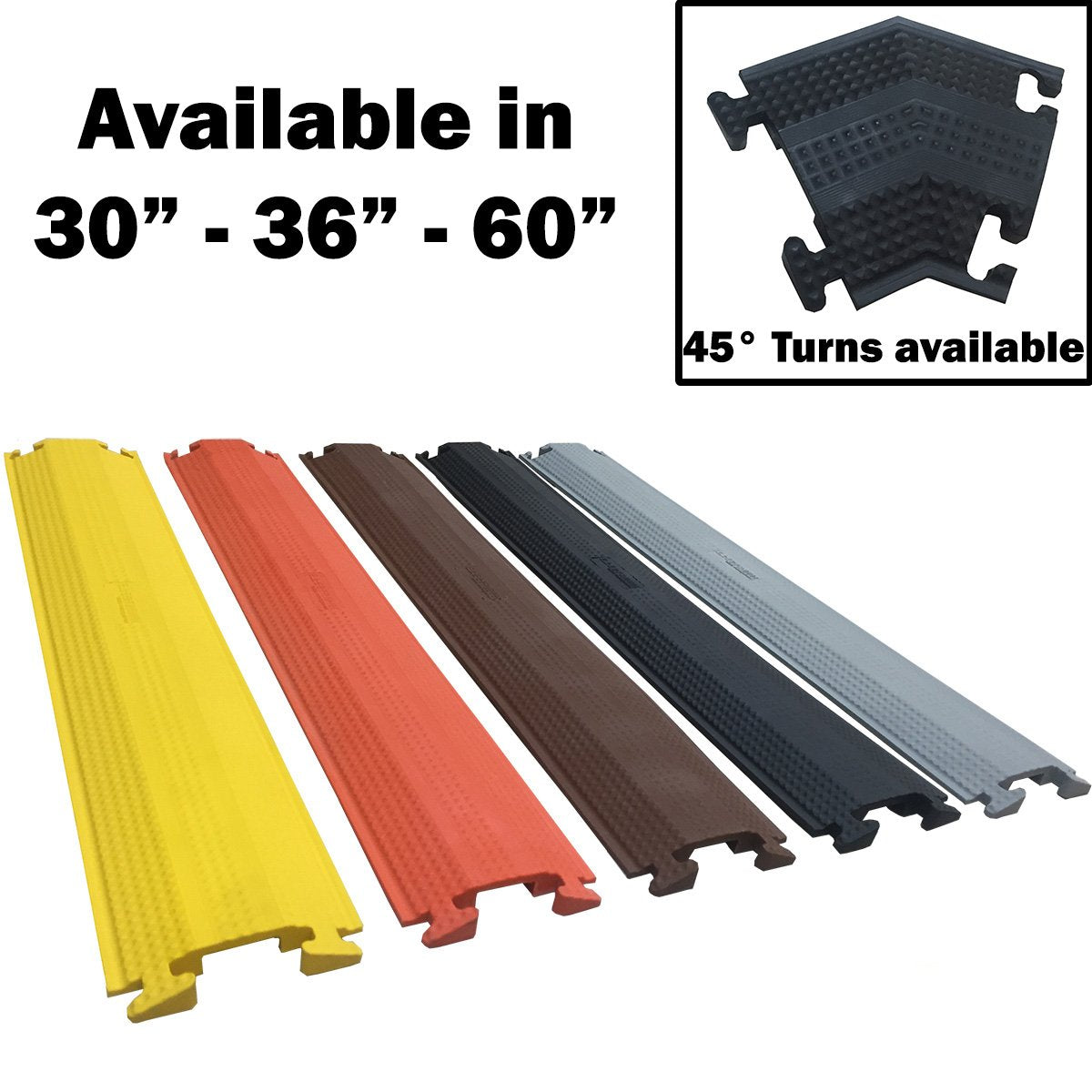 Electriduct Home N Office Small Drop Over Cord Protector - 60 (5 Feet) Wire Cover | Gray