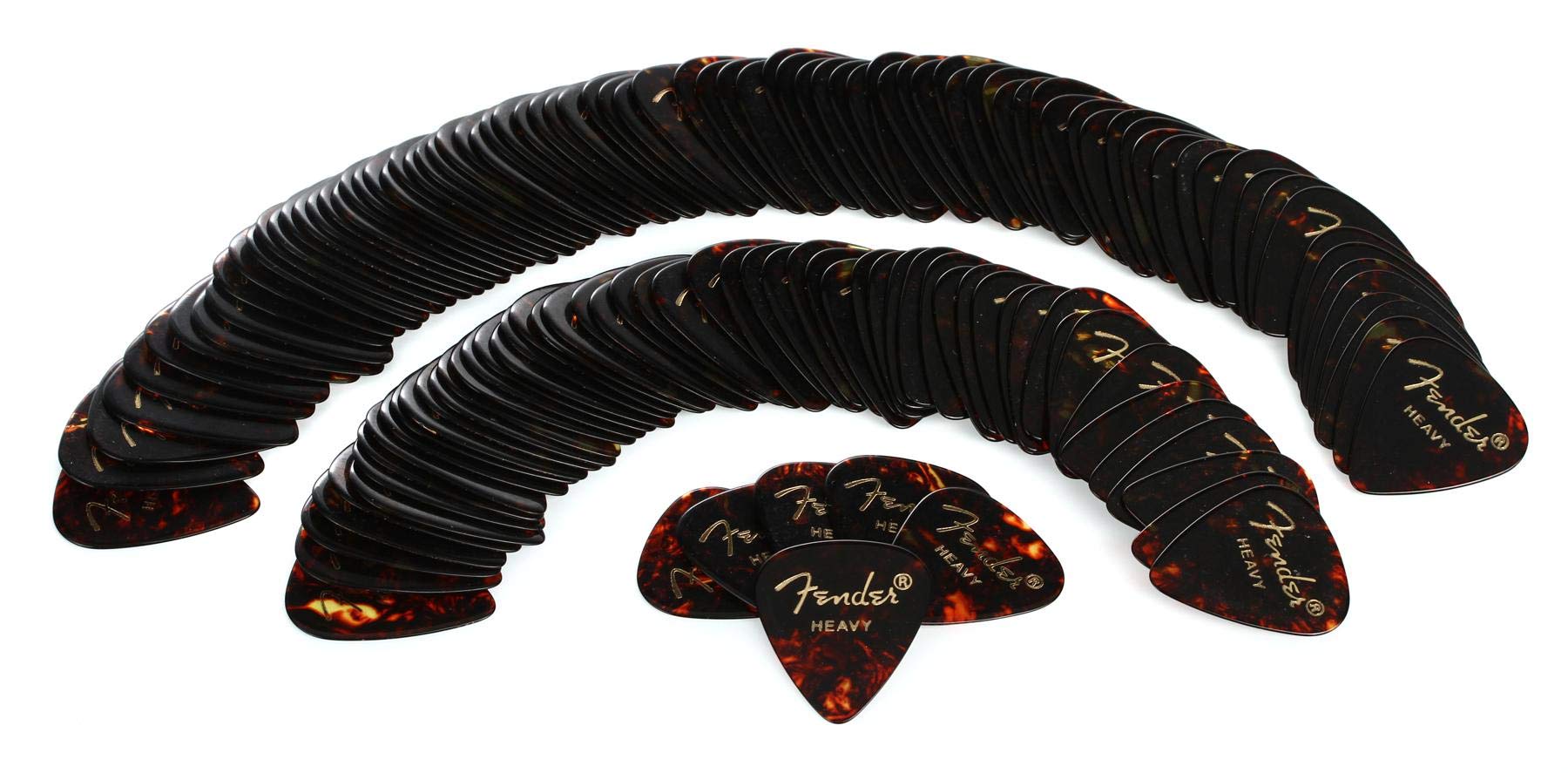 Fender 351 Shape Classic Celluloid Picks  Heavy Shell 144Pack