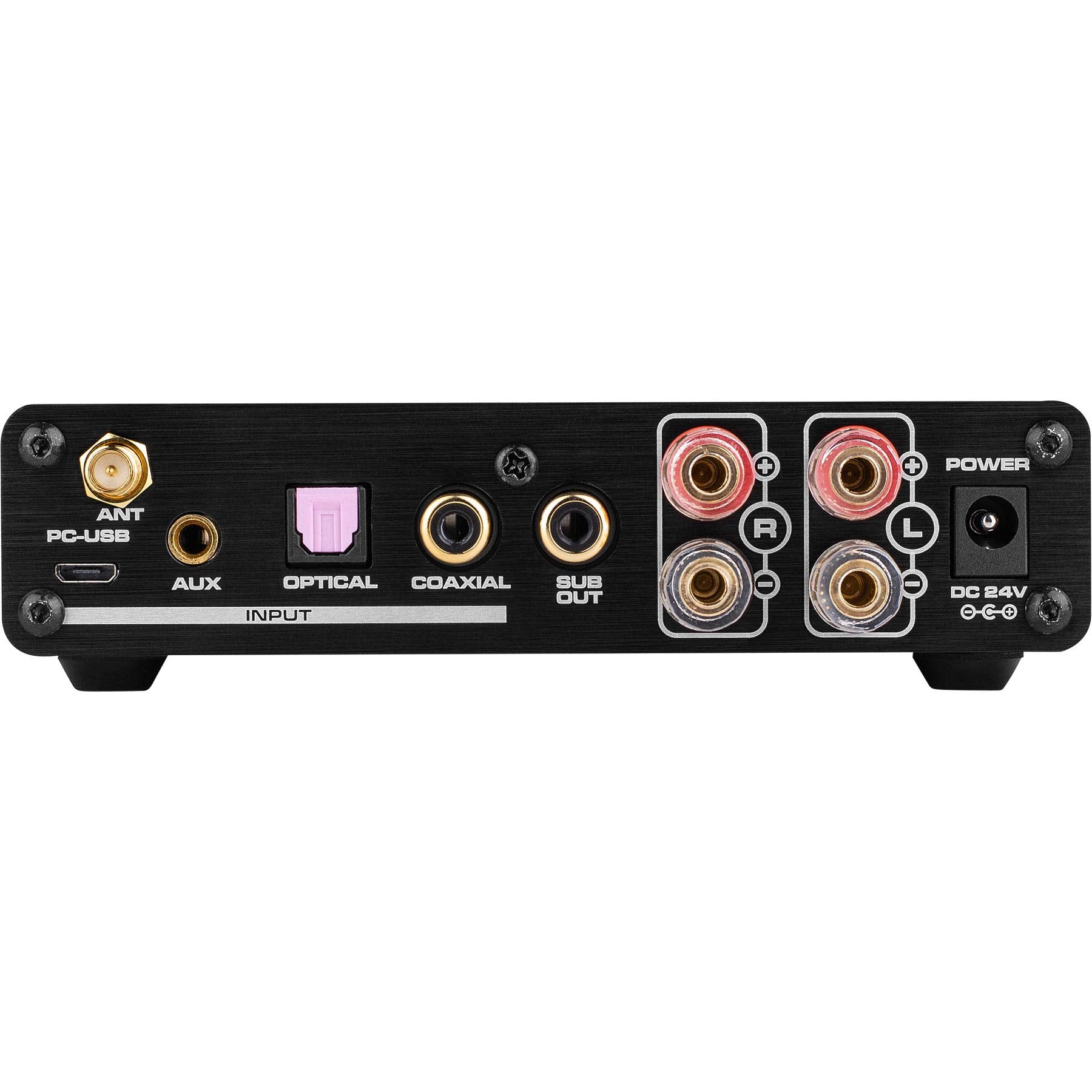 Dayton Audio Dta-Pro 100W Class D Bluetooth Amplifier With Usb Dac Ir Remote And Sub Output