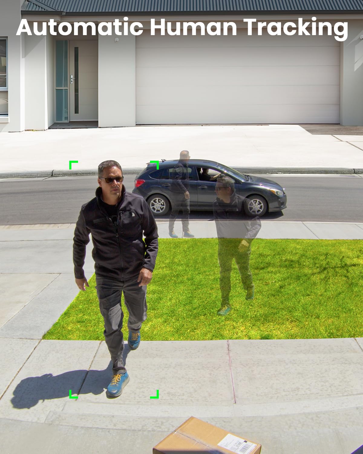 Aosu Solar Camera Security Outdoor   Security Cameras Wireless Outdoor With 360 Panoramic View, Human Auto Tracking, 2K Night Vi