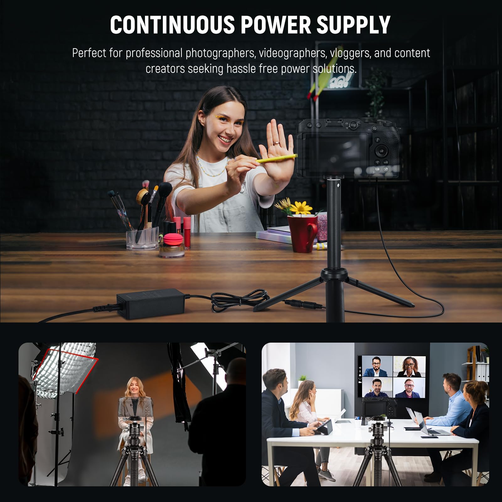 Neewer En El25 Replacement Dummy Battery Coupler Kit, Camera Charger Kit With Dc Coupler & Ac Adapter & Us Plug, Ac Power Supply