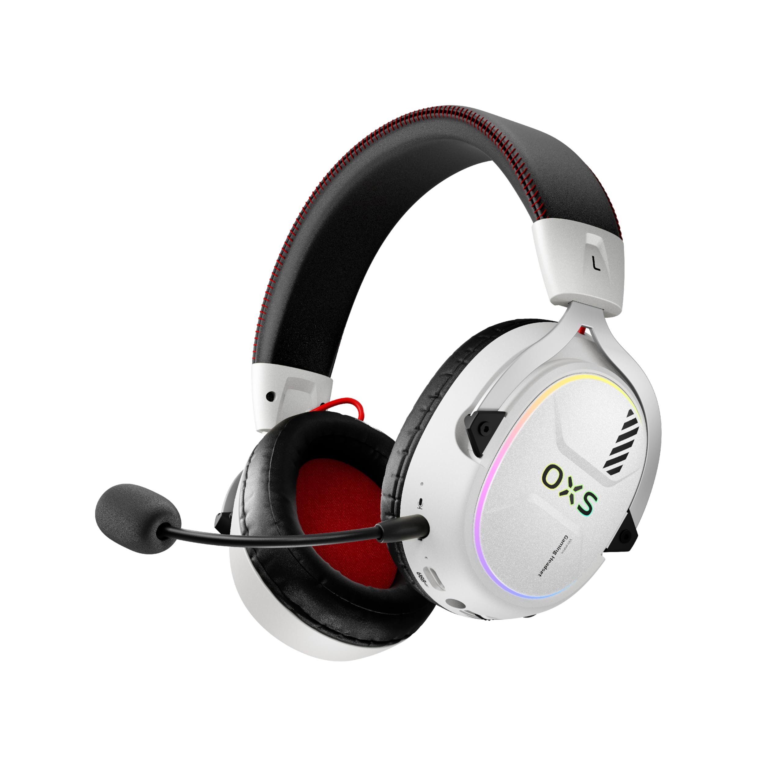 OXS Storm G2 Wireless Gaming Headsets, 7.1 Virtual Surround Sound, 3 EQ Modes, 2.4G Low Latency, 50mm Driver, 40H Playtime, RGB