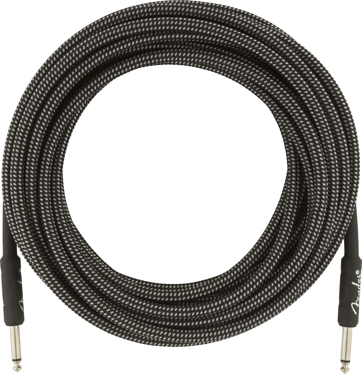 Fender Professional Series Tweed Instrument Cable, Guitar Cable, Guitar Accessories, Straight/Straight, Gray, 25Ft