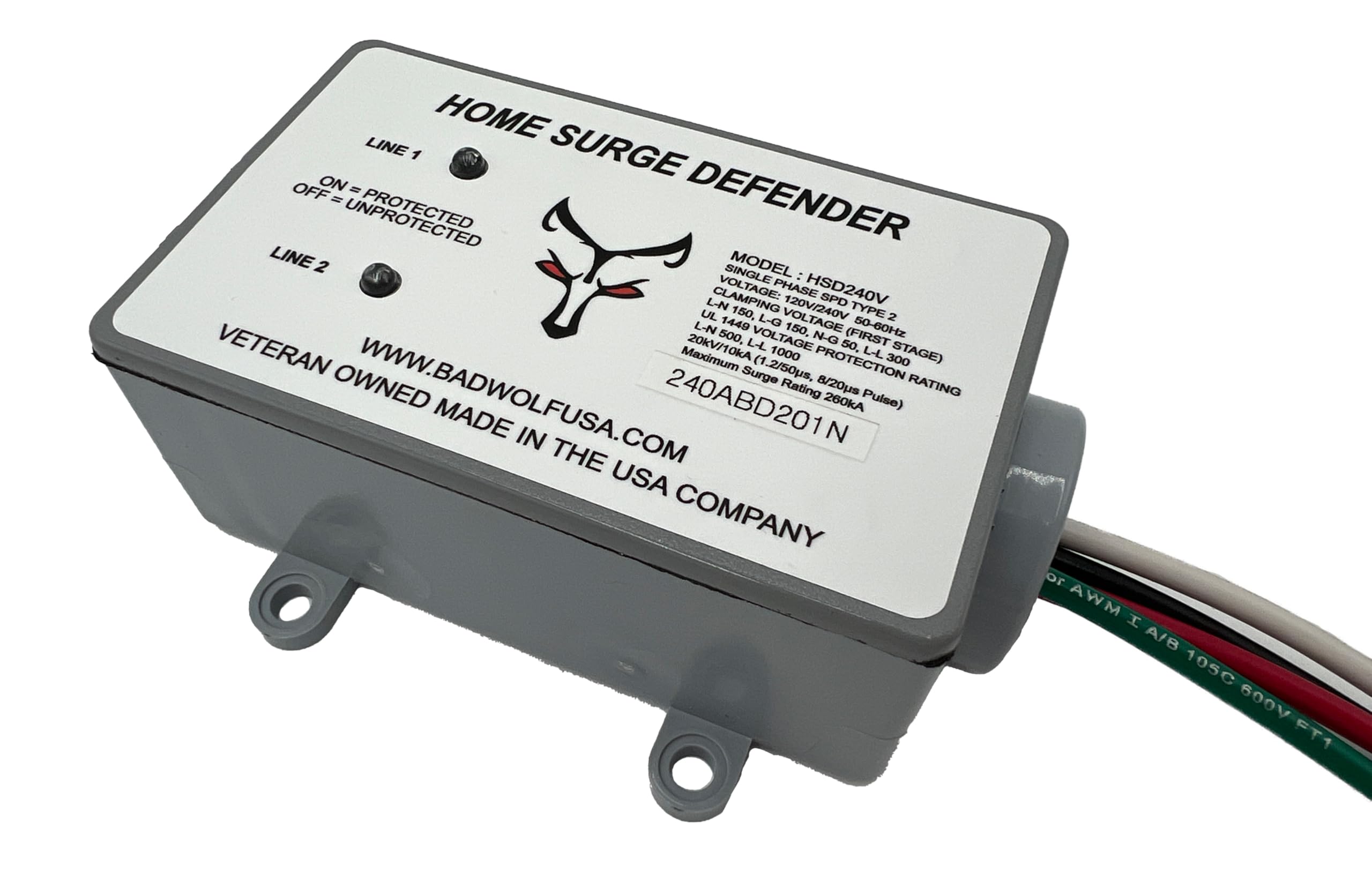 Whole House Emp Surge Protector, 260Ka Of Surge Protection To Shield Your Home From Transient Surges Such As Lightning, Emp, Cme