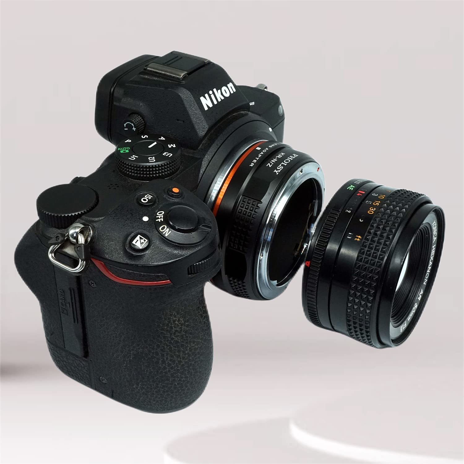 Pholsy Lens Mount Adapter Compatible With Konica Ar Lens To Nikon Z Mount Camera Body Compatible With Nikon Z Fc, Z30, Z9, Z8, Z