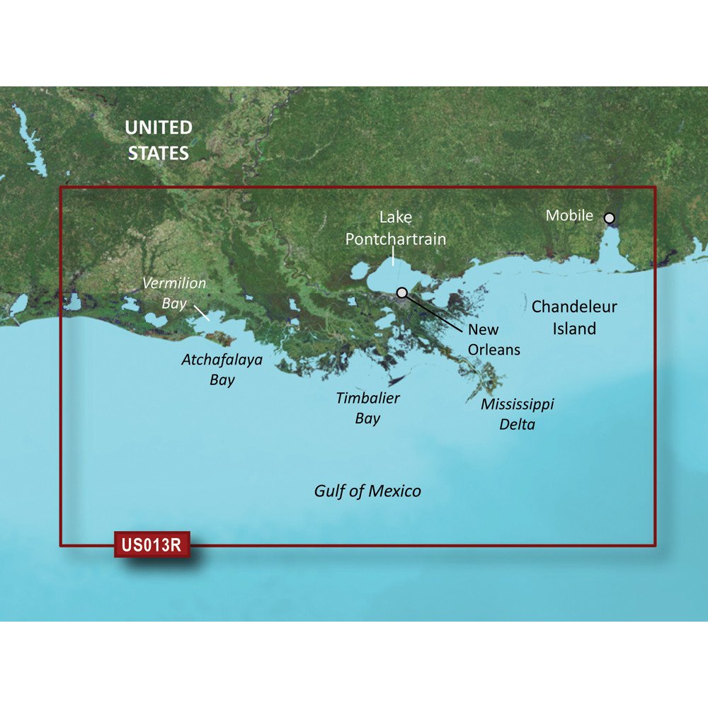 Garmin Bluechart G2 Vision Hd - Vus013R - Mobile - Lake Charles - Microsd153/Sd153,WBEEAB00X0XBCU6