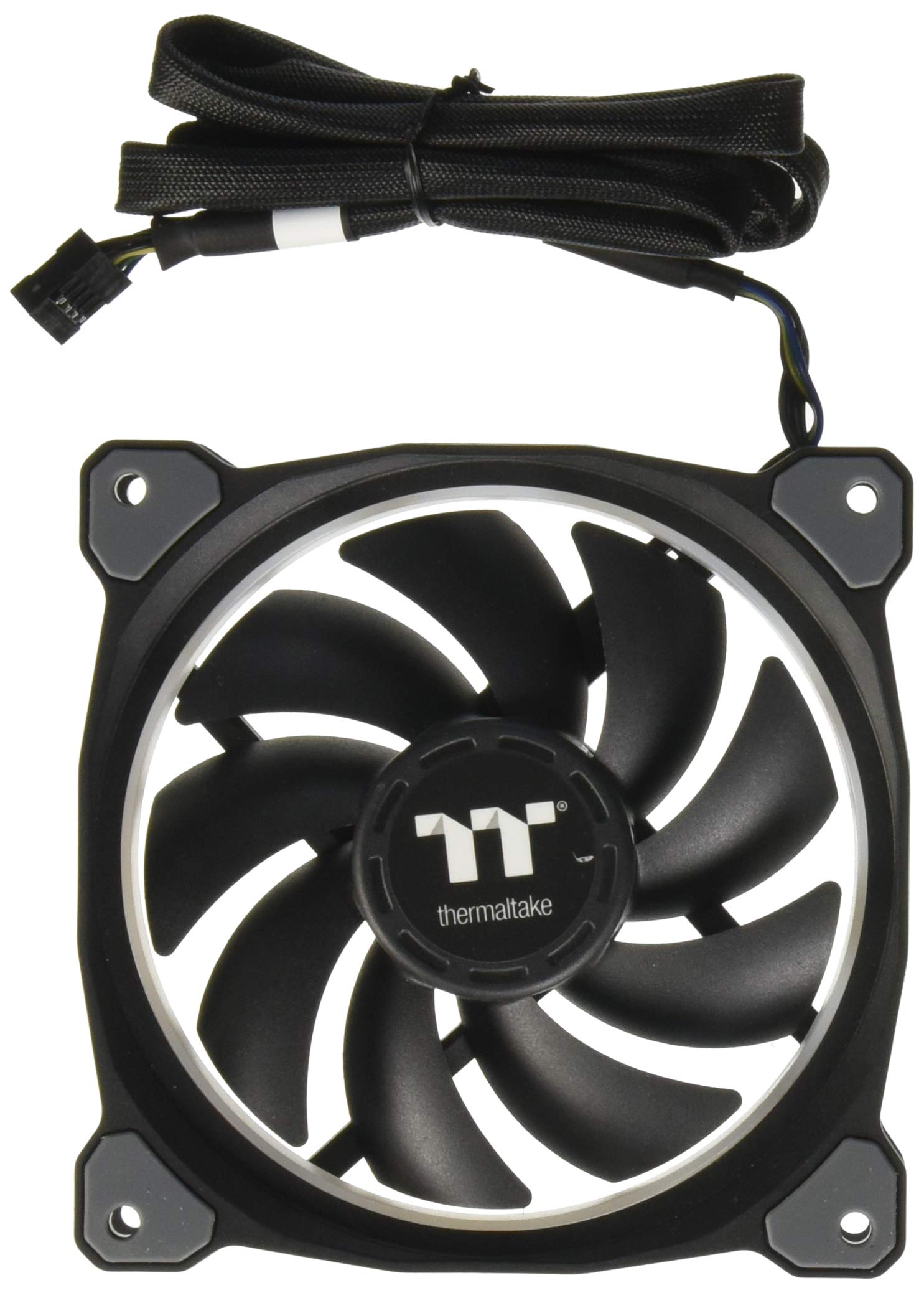 Thermaltake Riing Plus 12 Rgb Tt Premium Edition 120Mm Software Enabled Circular 12 Controllable Led Rgb Riing Case/Radiator Fan
