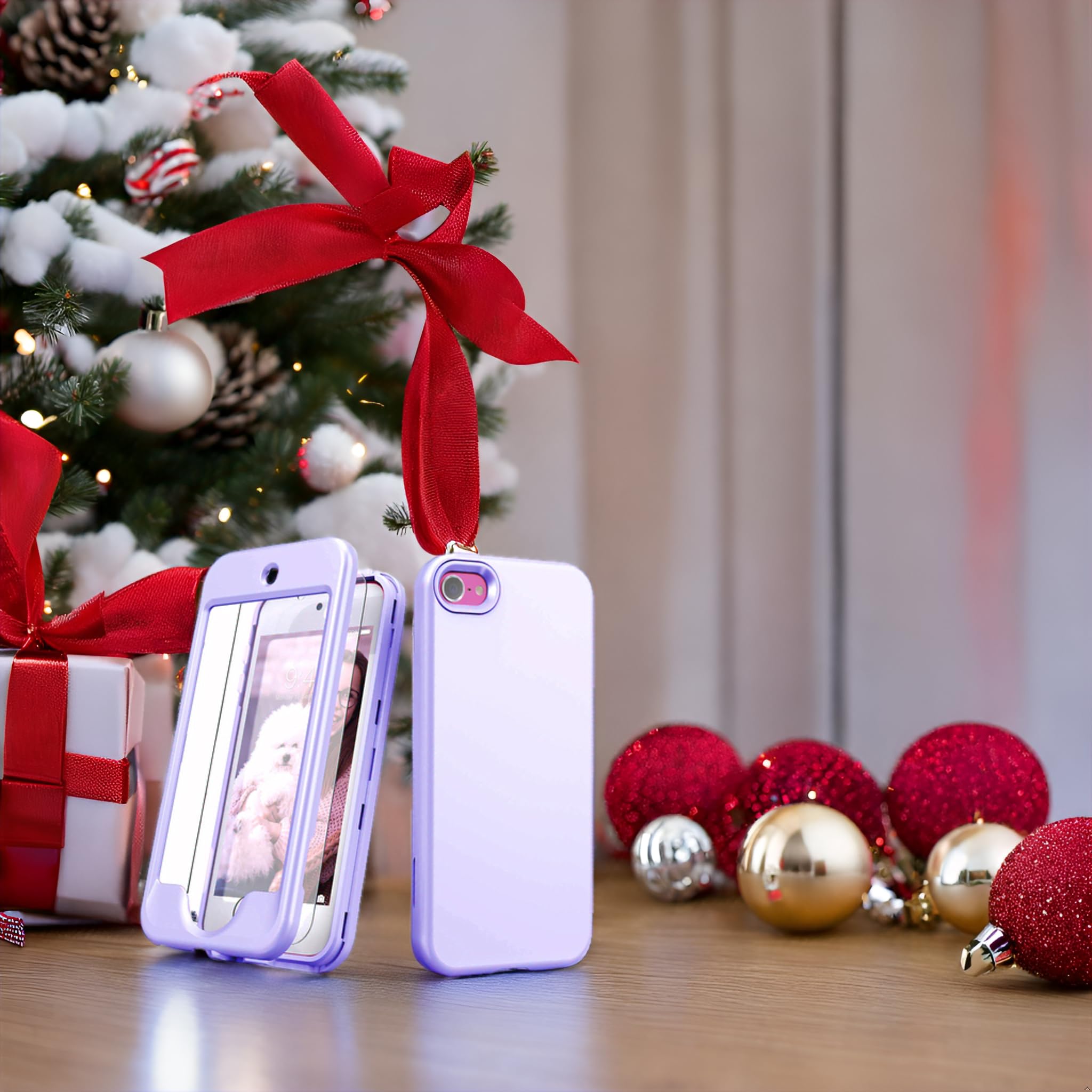 Yamink For Ipod Touch 7 Case With Screen Protector,Lightweight Full Body Heavy Duty Protection Soft Tpu Hard Pc Bumper Protectiv