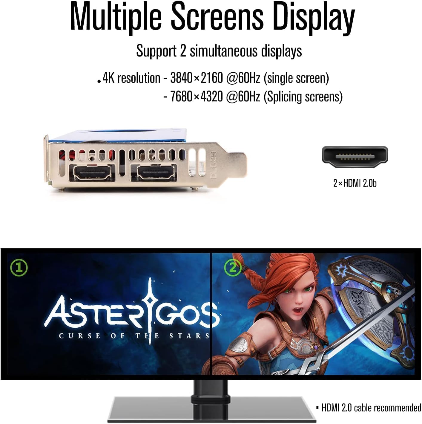 Srhonyra Geforce Gtx 1050 Ti 4Gb Hdmix2 Low Profile Video Card Sff Gpu Gddr5 Dual Monitor Display Graphics Card 128 Bit Pcie 3.0