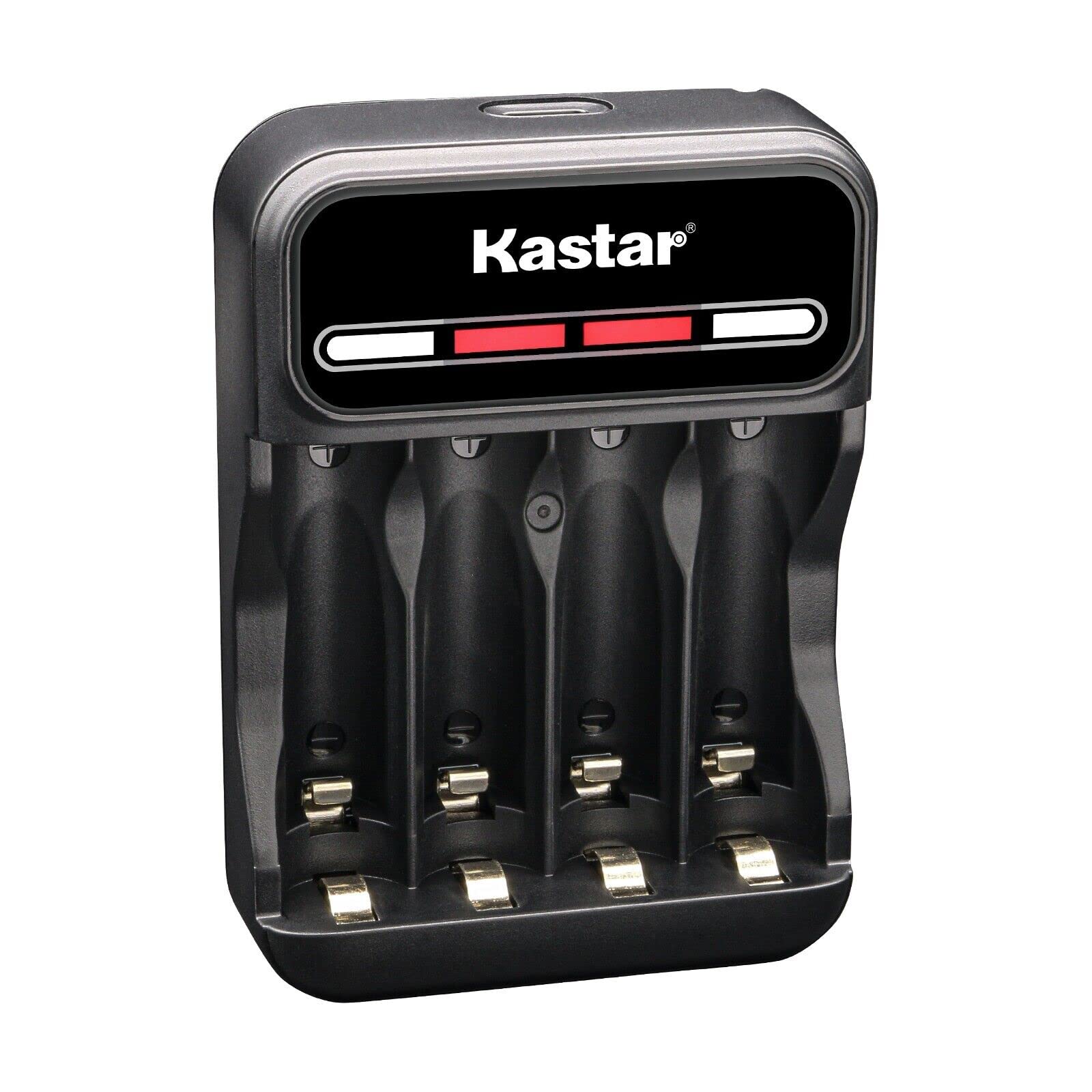 Kastar Cmh4 Smart Usb Charger Compatible With Panasonic 1.2V 400Mah Bk40Aaabu, 1.2V 550Mah Hhr 4Dpa/4B Hhr 55Aaabu, 1.2V 650Mah