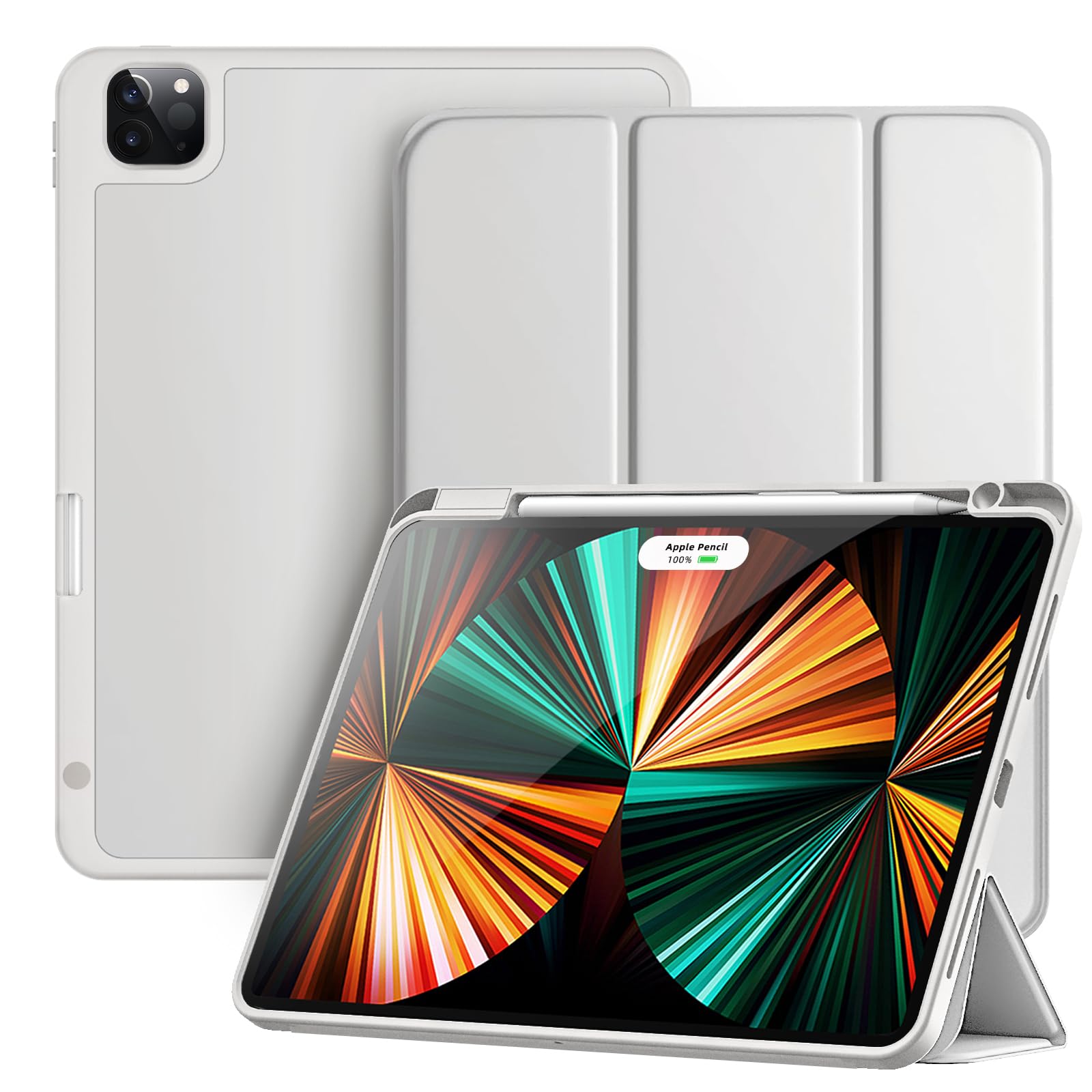 Yuloigan Case For Ipad Pro 11 Inch 4Th Generation With Pencil Holder, For Ipad 11 Pro Case 2022 (4Th Gen)/2021(3Rd Gen)/2020(2Nd