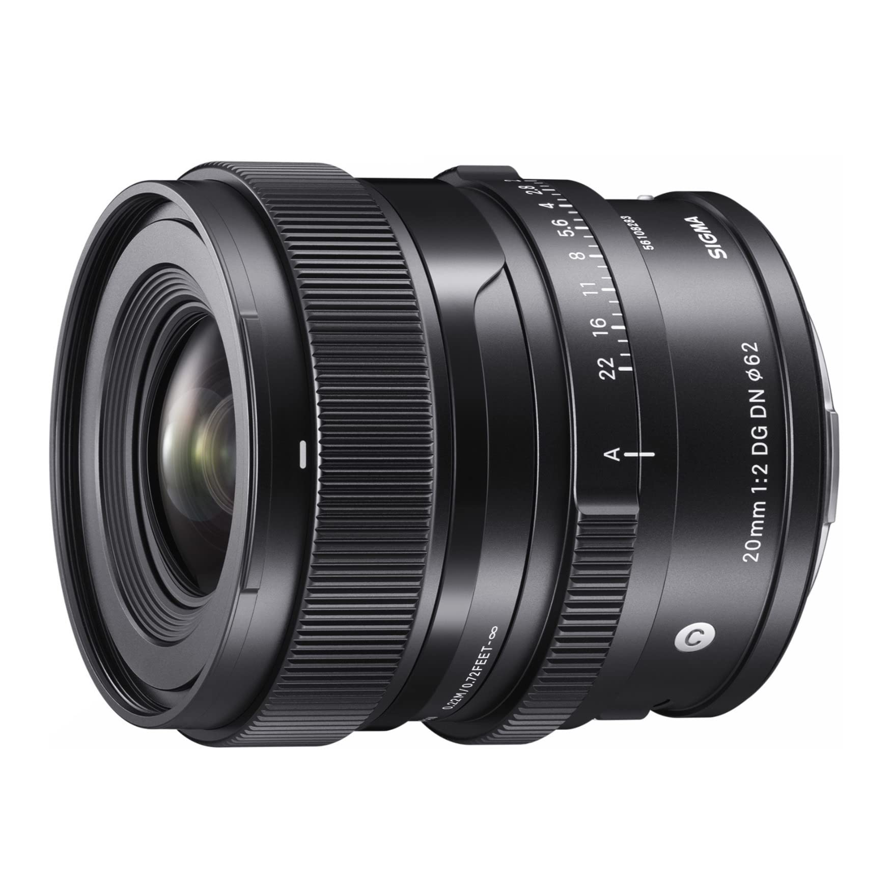 20mm F2.0 DG DN C for L Mount Black