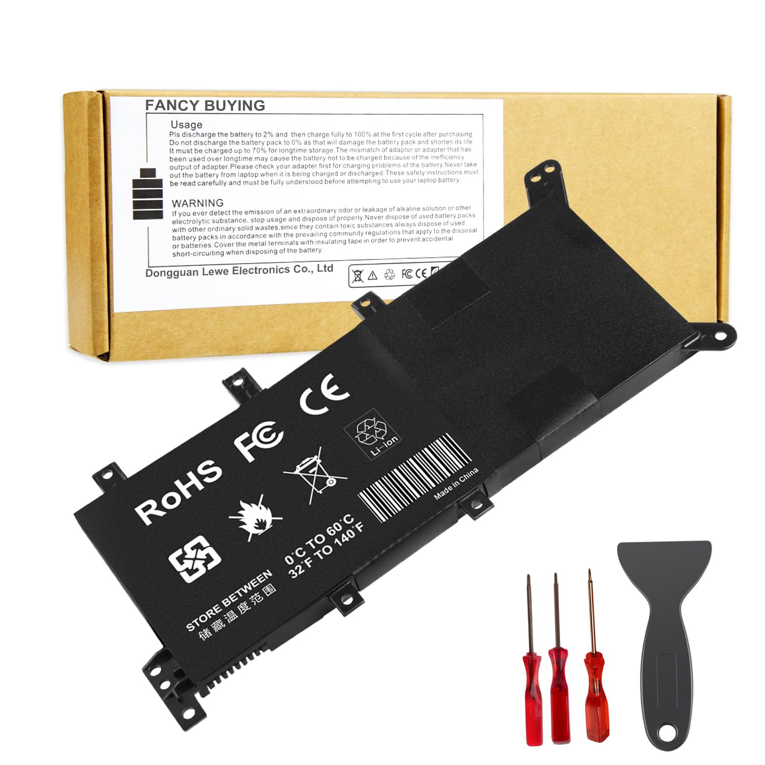 Fancy Buying C21N1347 Laptop Battery Replacement For Asus X555 X555L X555La X555Ld X555Ln A555L K555L Y583Ld W519Ld K555Ld K555L