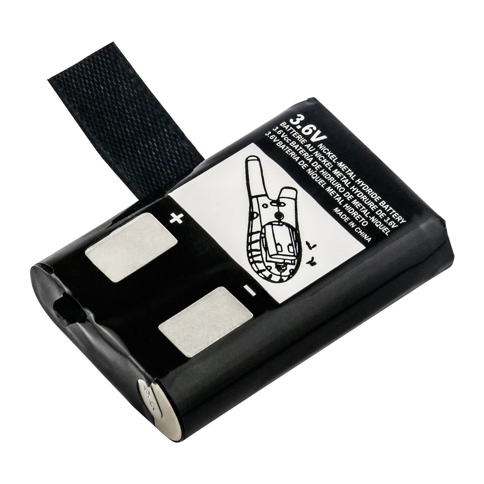 Kastar 6 Pack Battery Replacement for Motorola Two Way Radio Walkie Talkie 53617 M53617 3XCAAA KEBT 086 KEBT 086 B/C BNH KEBT 086 MH230R MH230TPR FRS 010 FRS 010 NH MB140R Battery