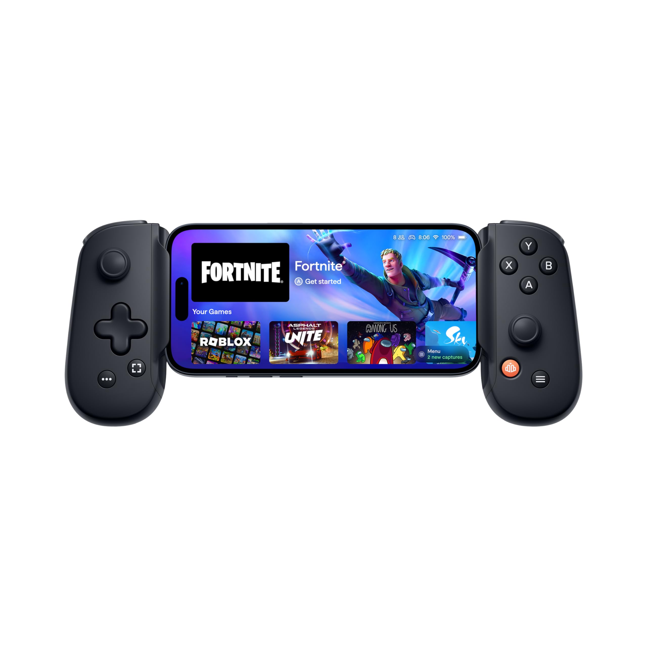 BACKBONE One Mobile Gaming Controller for iPhone (Lightning) - 1st Gen - Turn Your iPhone into a Gaming Console - Play Xbox, Pla