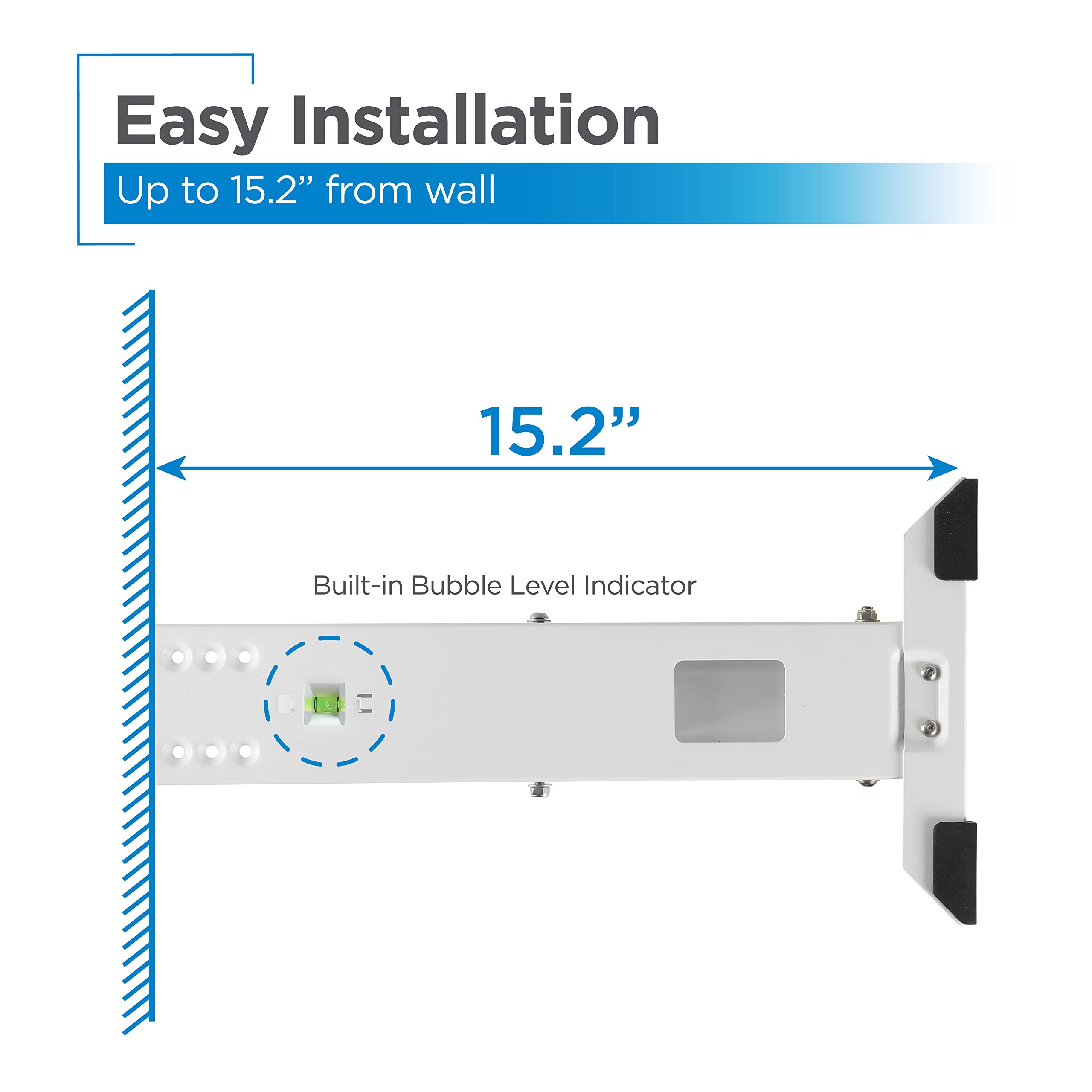 Anymount Air Conditioner Support Bracket For Outdoor Window Ac, Ac Window Bracket Supports Up To 12,000 Btu & 165 Lbs., Heavy Du