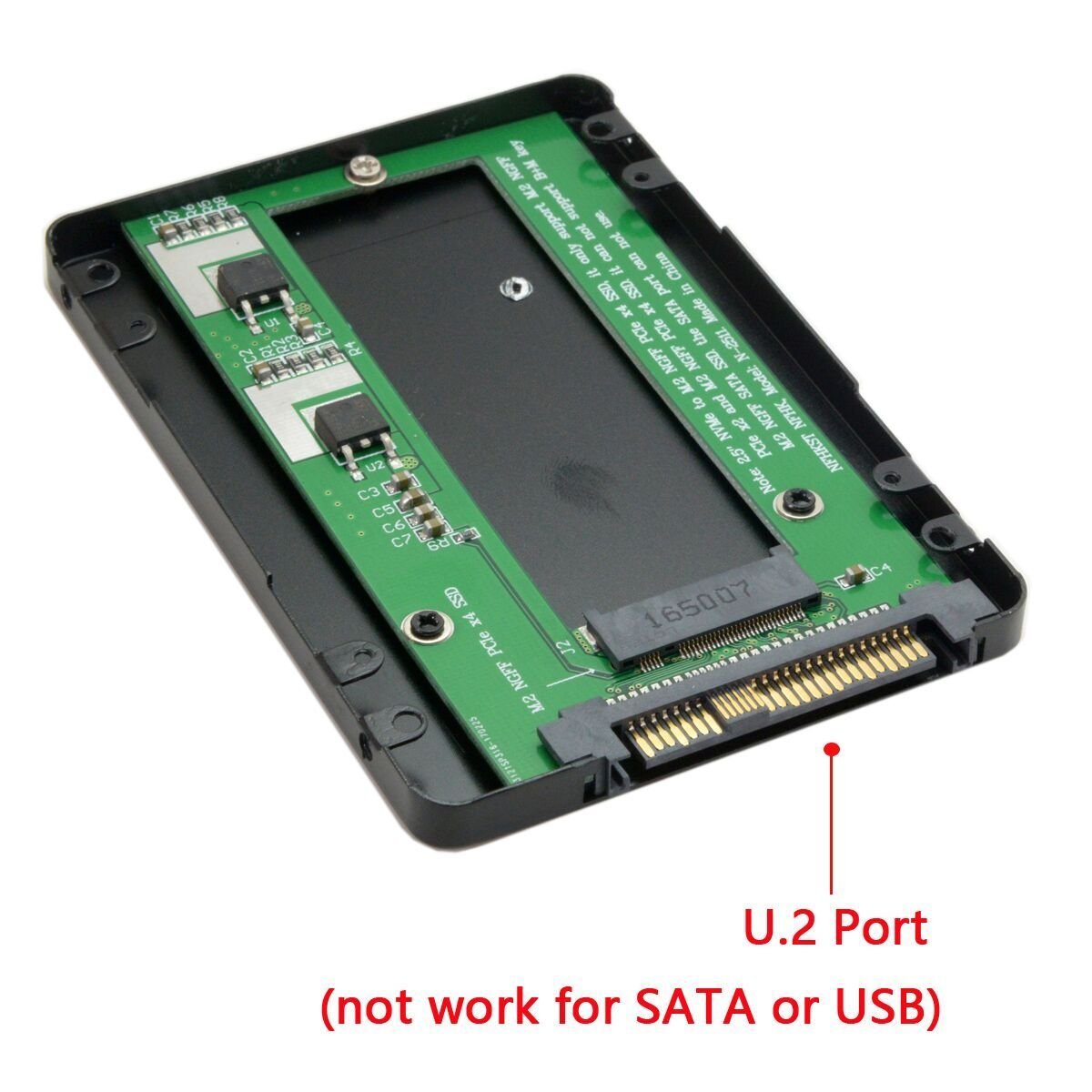 chenyang SFF-8639 U.2 to NVMe M.2 M-Key SSD Converter Adapter Black SA-217