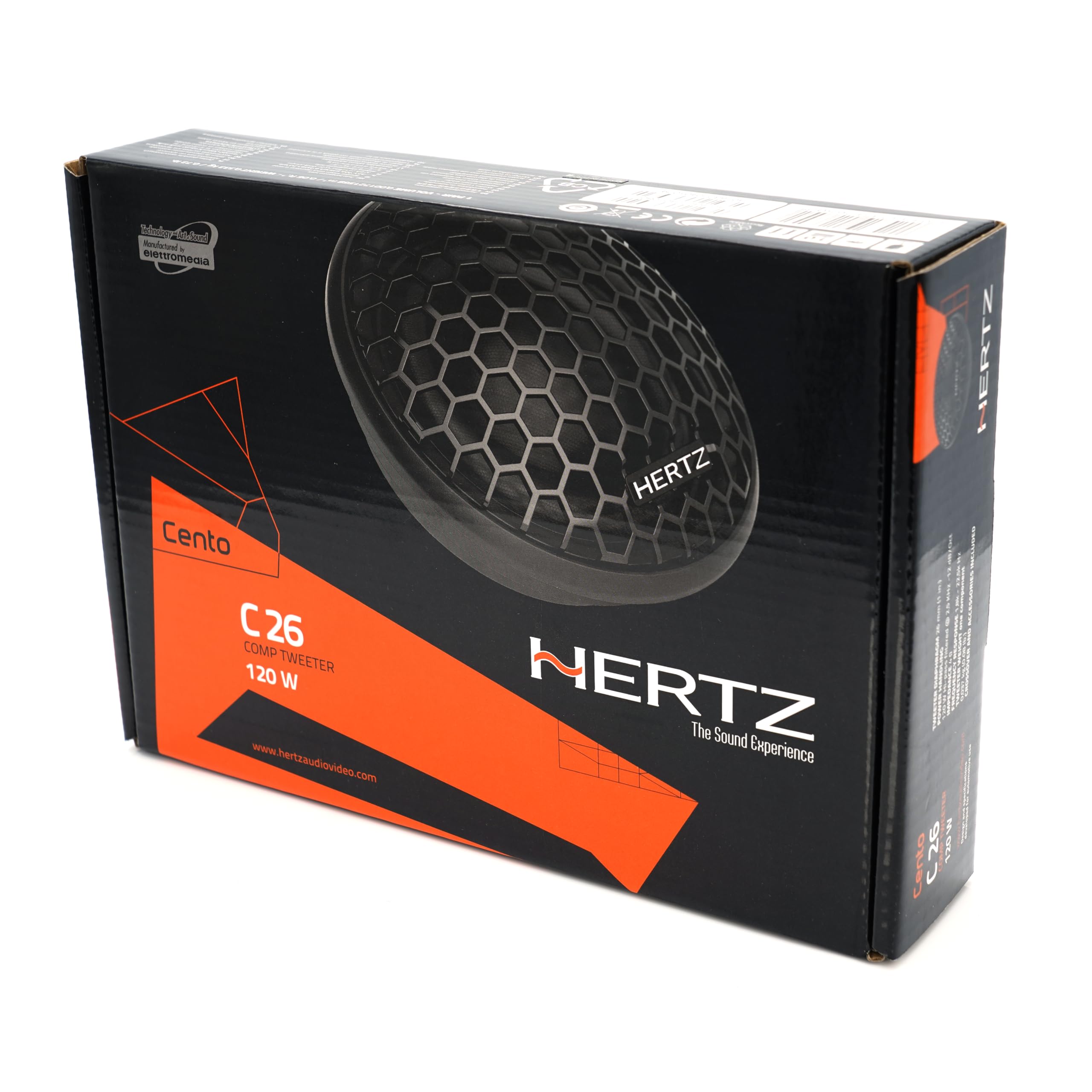Hertz Cento Series C26 Pair Of 1' (26Mm) Tweeters With Neodymium Magnets