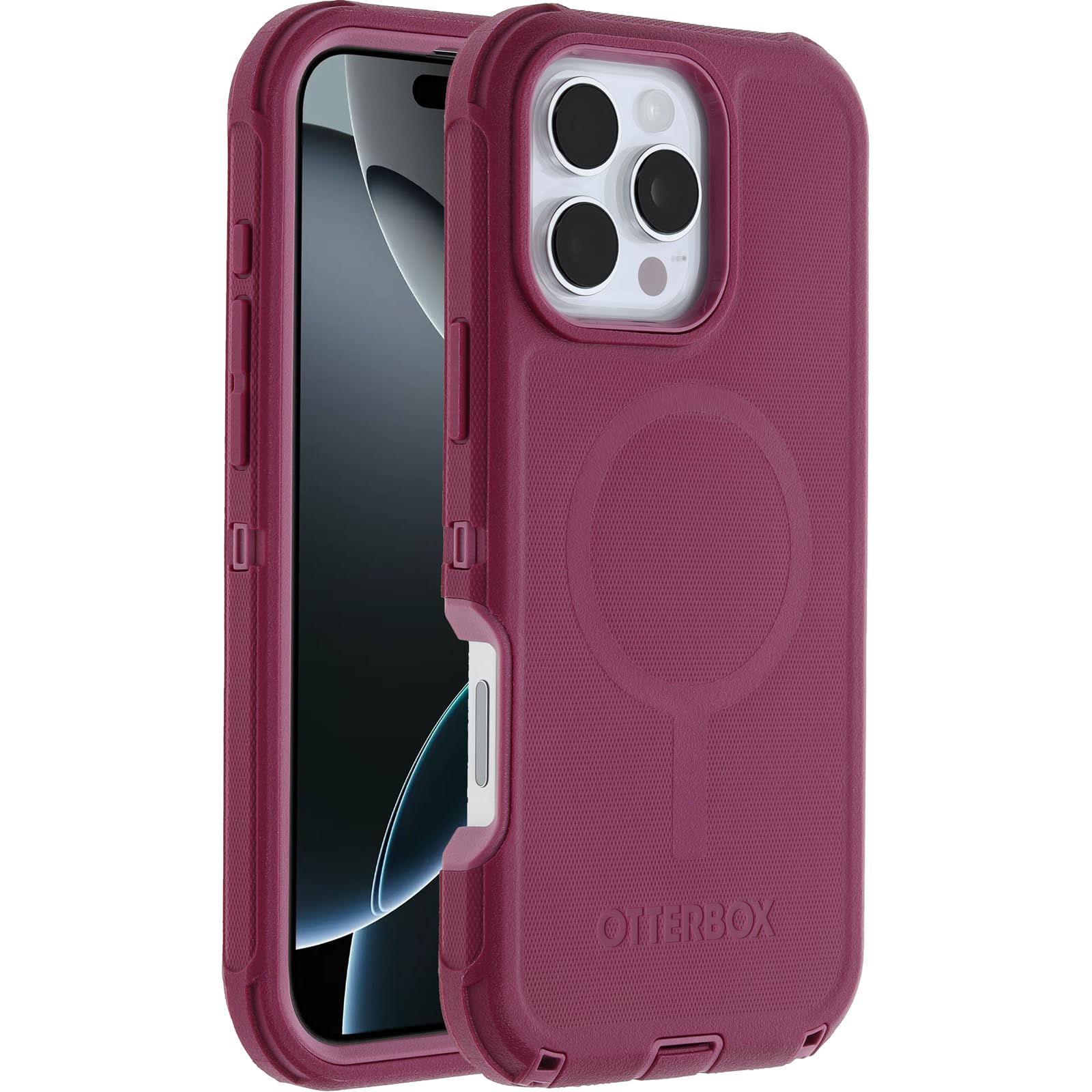 Otterbox Iphone 16 Pro Max Defender Series Case   Foxberry (Pink)