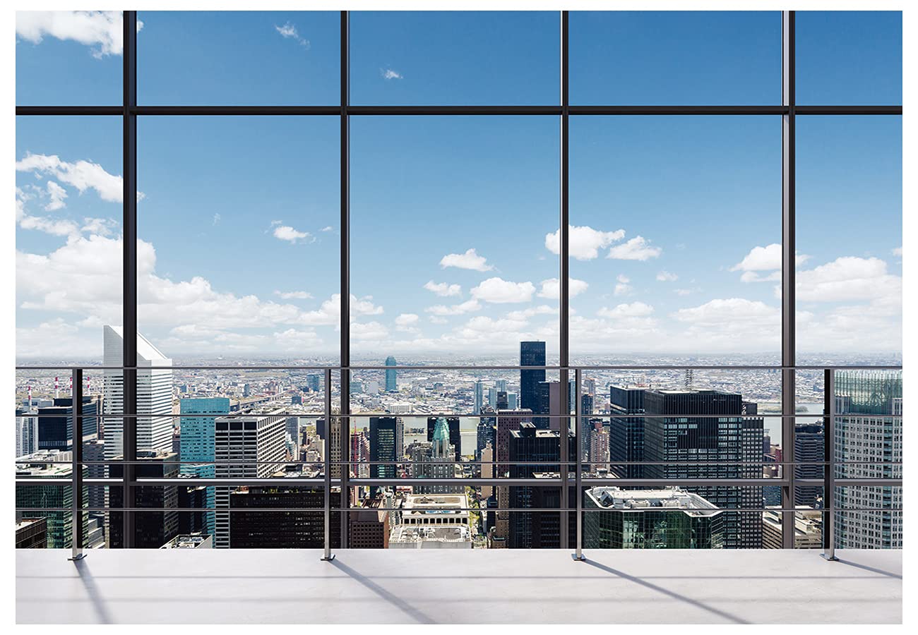 Yynxsy 7X5Ft Office Backdrop For Video Conference Backdrop With Window Background Screen For Video Conferencingchildren Taking P