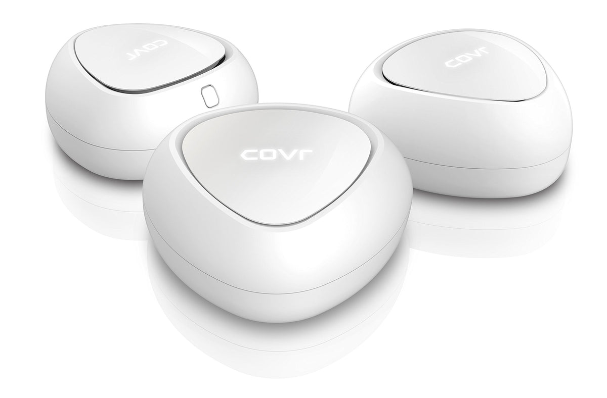 D-Link COVR Whole Home Mesh WiFi System Dual Band AC1200 3-Pack Router Replacement for Wireless Internet Network Gigabit Ethernet, Up to 5000 Sq. Ft. (COVR-C1203-US)