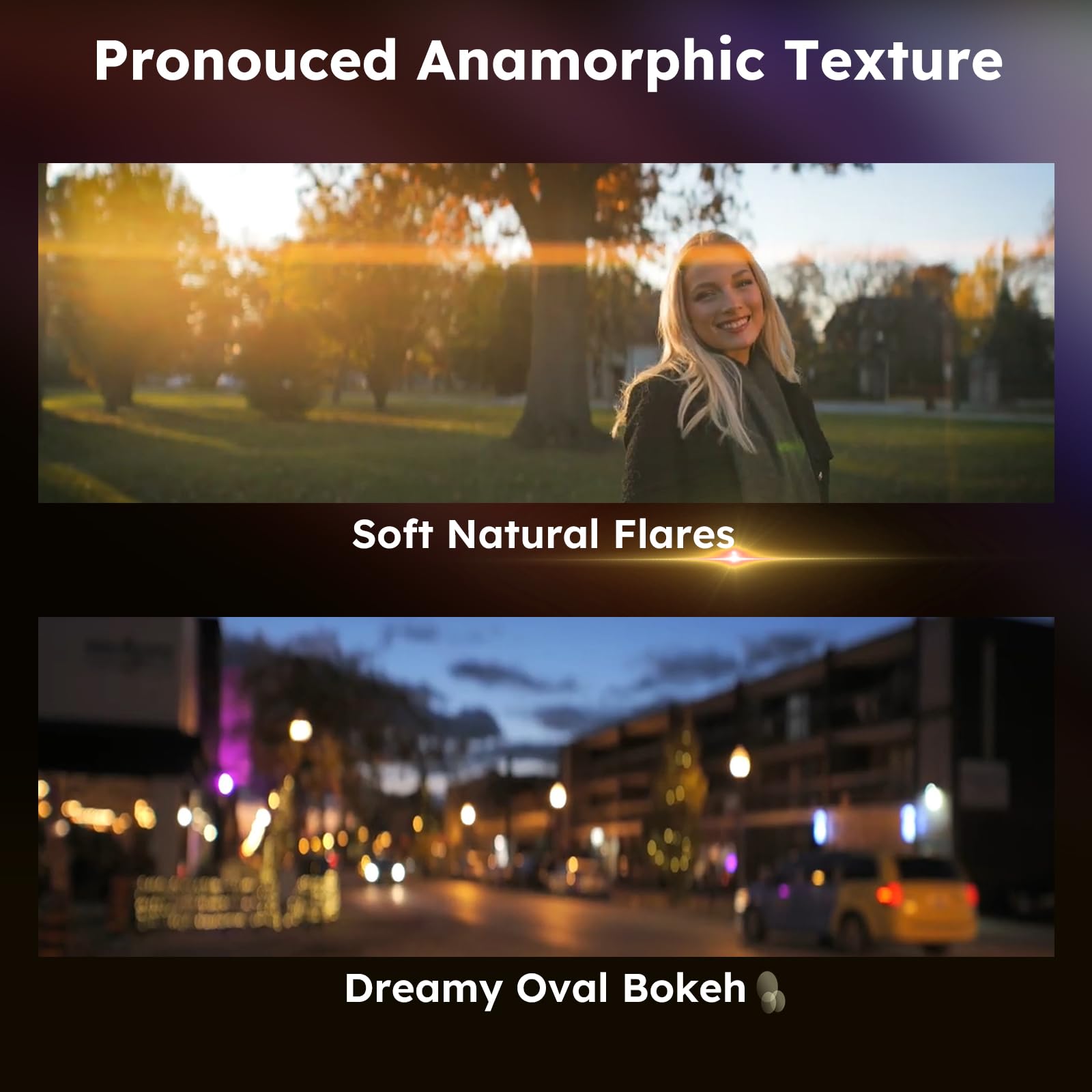 Sirui Saturn 50Mm T2.9 1.6X Full Frame Carbon Fiber Anamorphic Lens, Cine Lens For X Mount Cameras, Less Than 500G (Neutral Flar