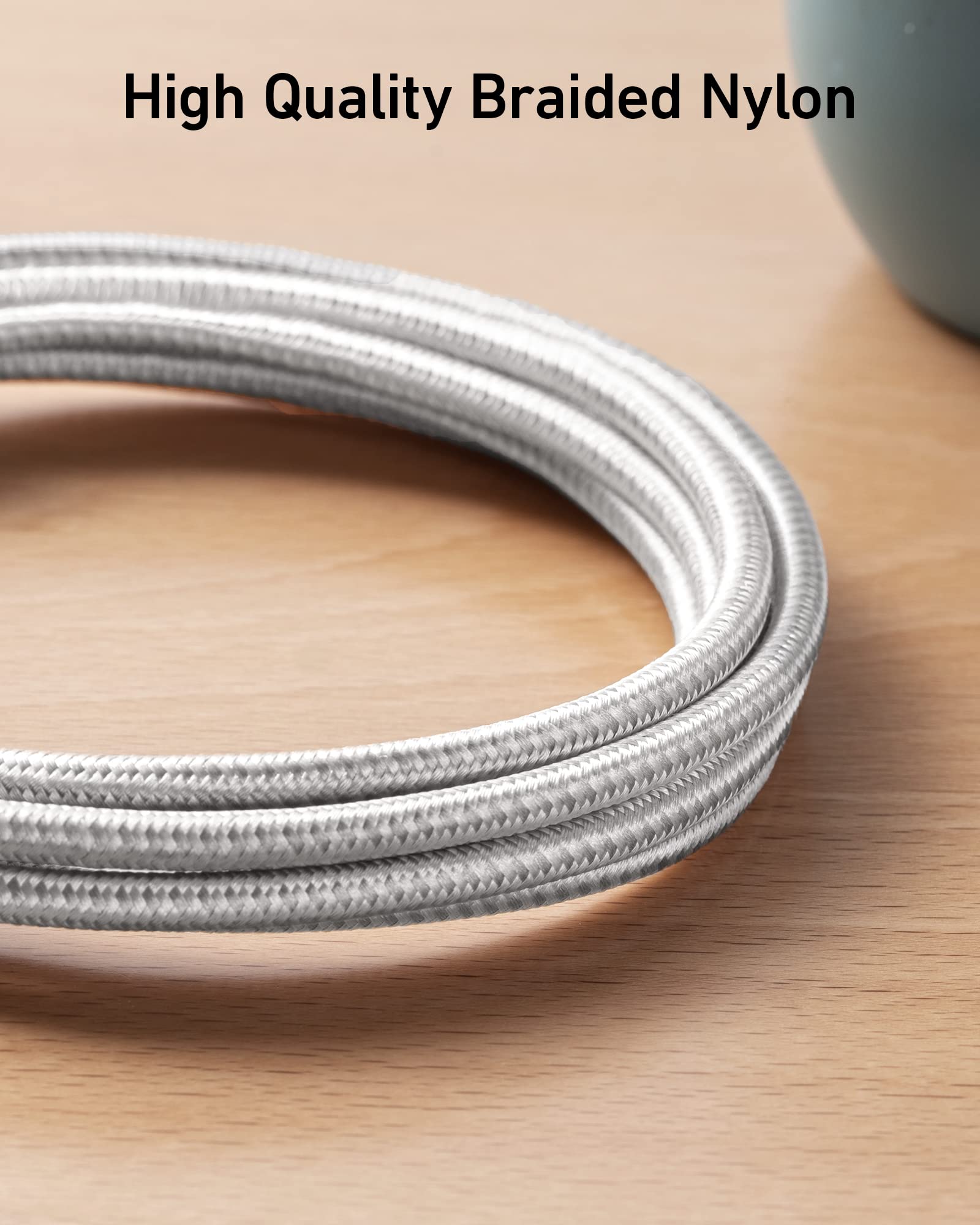 Anker Powerline+ Ii Lightning Cable (10Ft / 3M), Mfi Certified For Flawless Compatibility With Iphone Xs/Xs Max/Xr/Iphone X / 8/