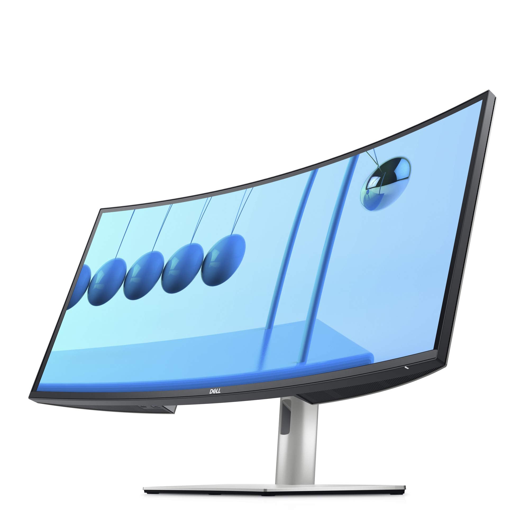 Dell U3421We Ultrasharp Curved Monitor, 34.14 Inch Ultrawide Monitor Wqhd (3440 X 1440P At 60Hz), In Plane Switching Technology,