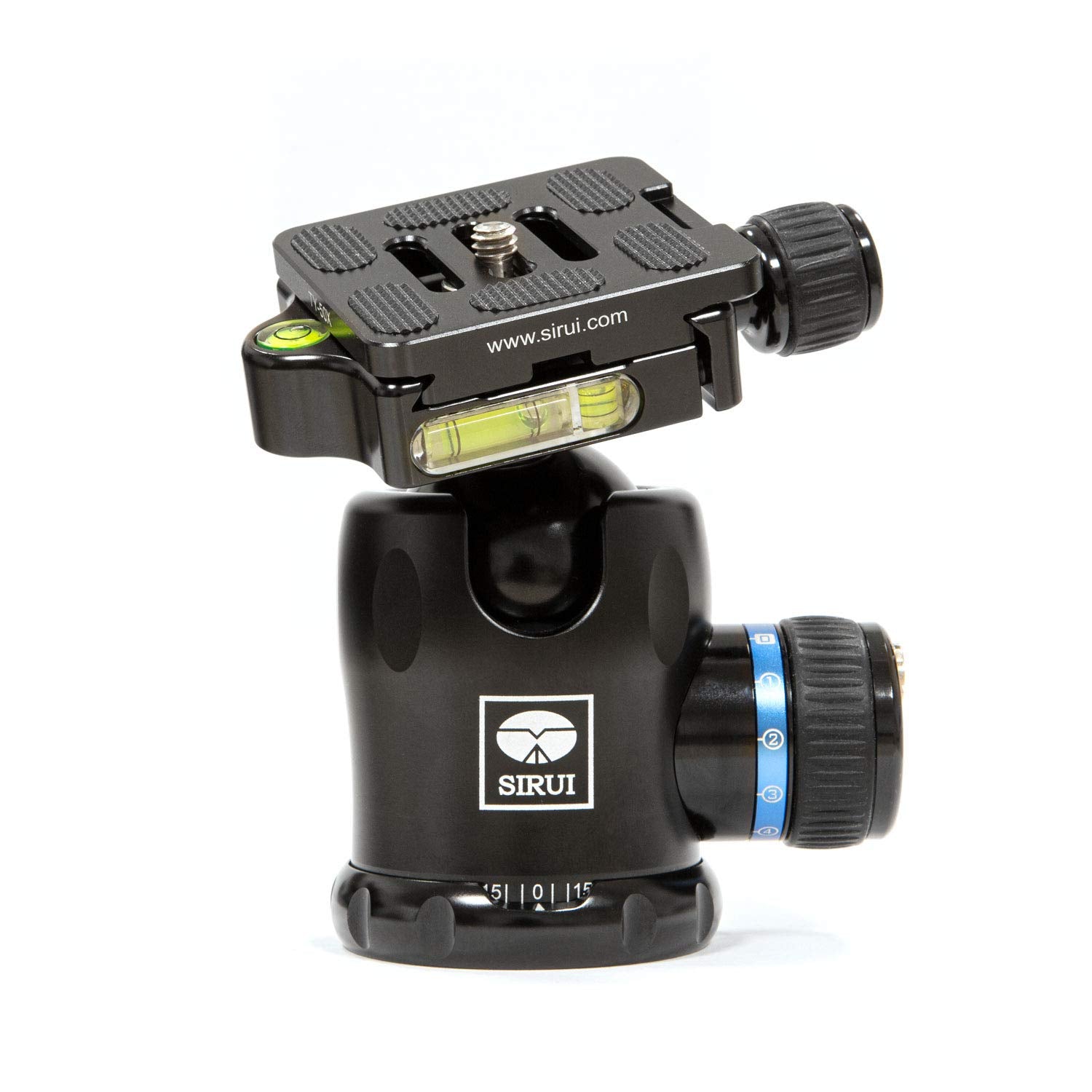 Sirui Am 02 Aluminum Ball Head, Professional Tripod Head With Panorama Base,Ty 50X Arca Quick Release Plate, Max Loading 55Lbs/25Kg (K 20X)