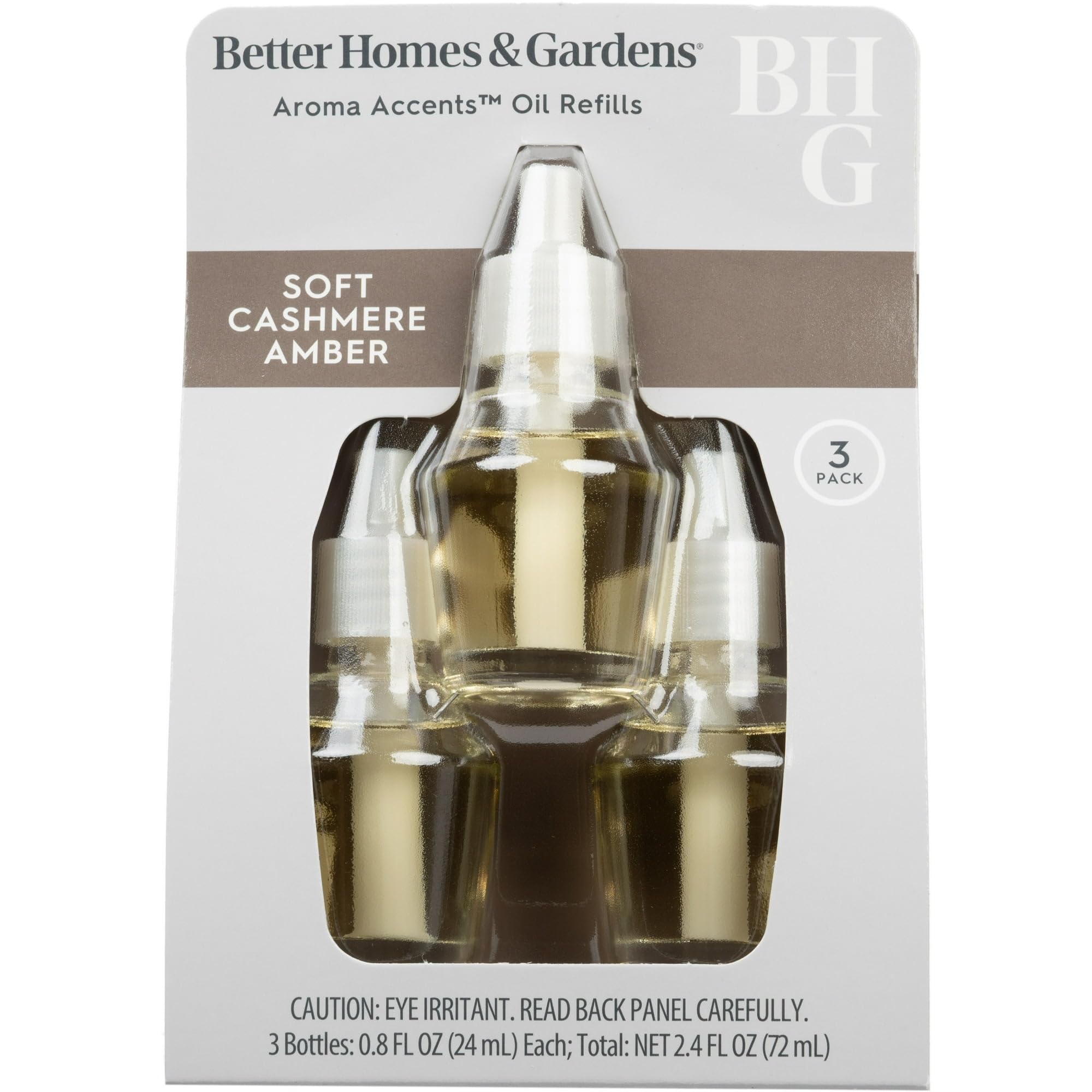 Aroma Accent Oil Refills (3pack) (Soft Cashmere & Amber)