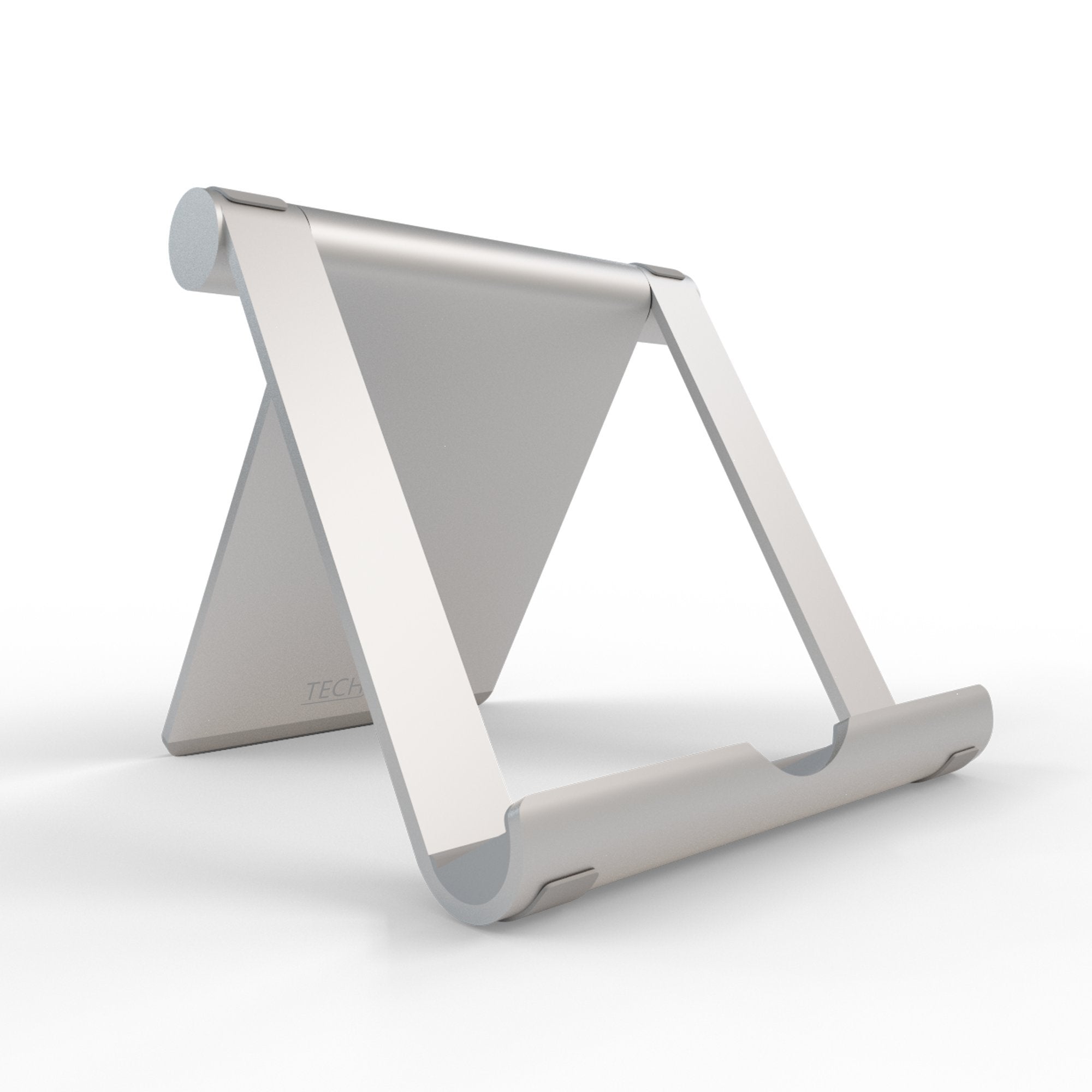 TechMatte MultiAngle iPad Pro StandAluminum Desktop Tablet Holder (Silver)