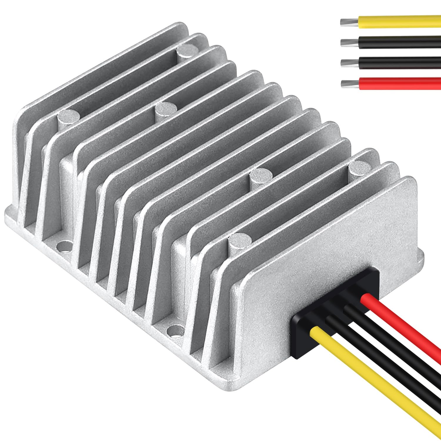 Lemotech Dc 36V/48V To 12V Converter 30A 360W Step Down Converter Voltage Reducer Ip68 Waterproof Transformer For Golf Cart Truc