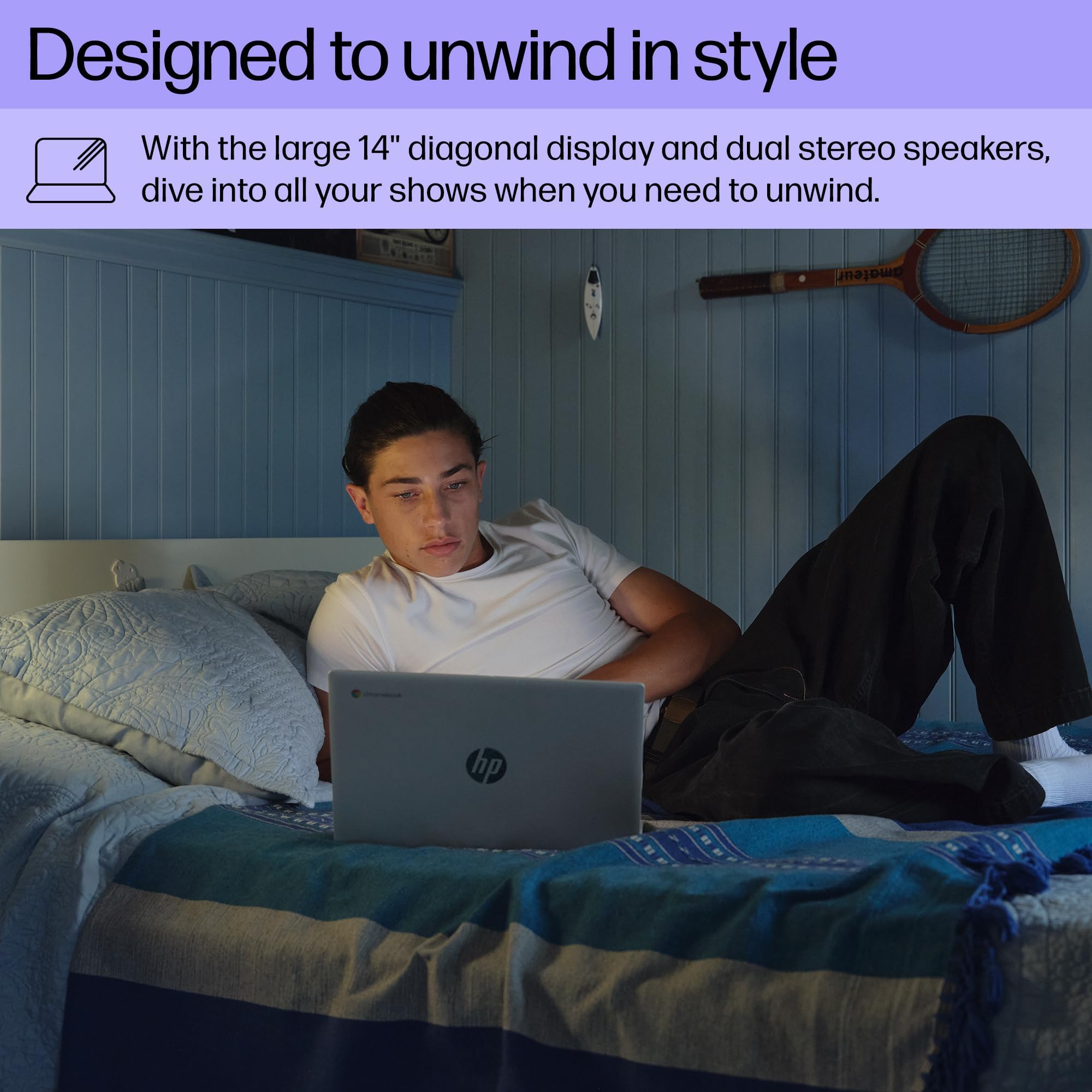 Hp Chromebook 14 Inch Laptop, Fhd Display, Intel N100 Up To 3.4Ghz, Intel Uhd Graphics, 4 Gb Ram, 64 Gb Emmc, Chrome Os, Bluetoo