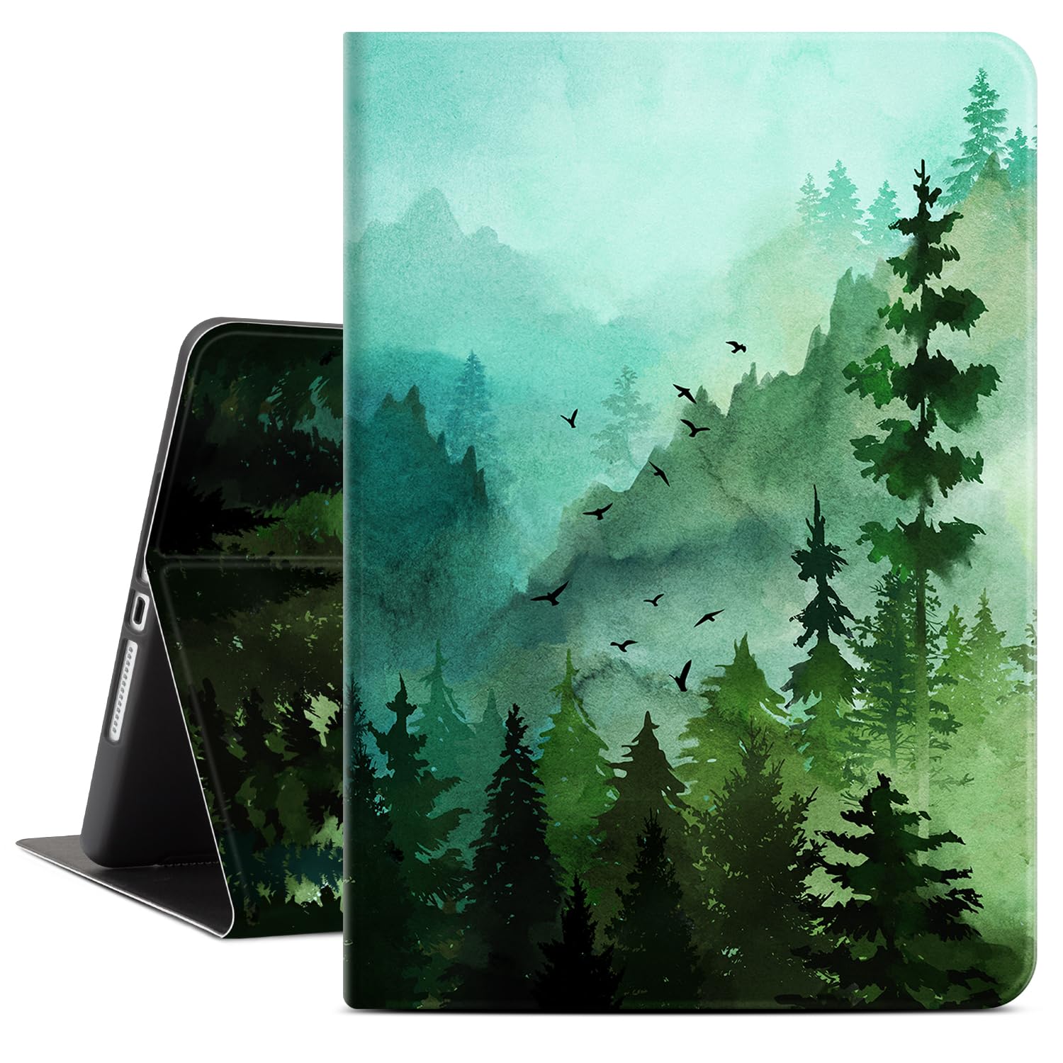 Ipad 10.2 Case Forest, Ipad 9Th Generation Case, Case For Ipad 9Th/8Th/7Th Gen 10.2 Inch, Protective Slim Fit Ipad 9Th Gen Multi