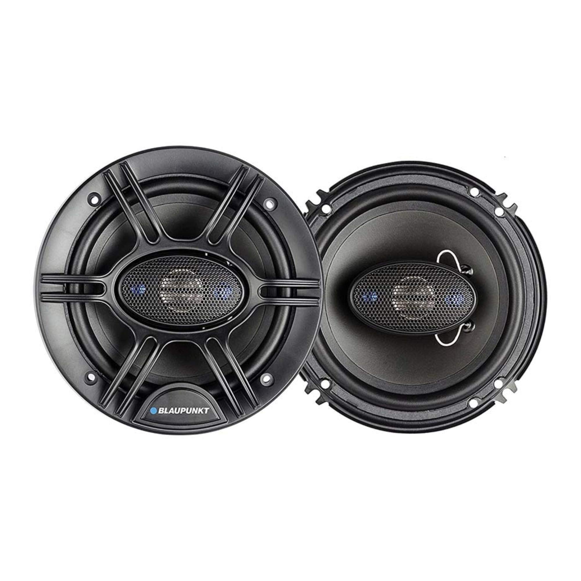 Blaupunk Gts655M 6.5 Inch 250W Slim Line, 4 Way Coaxial Car Audio Speaker, Set Of 2
