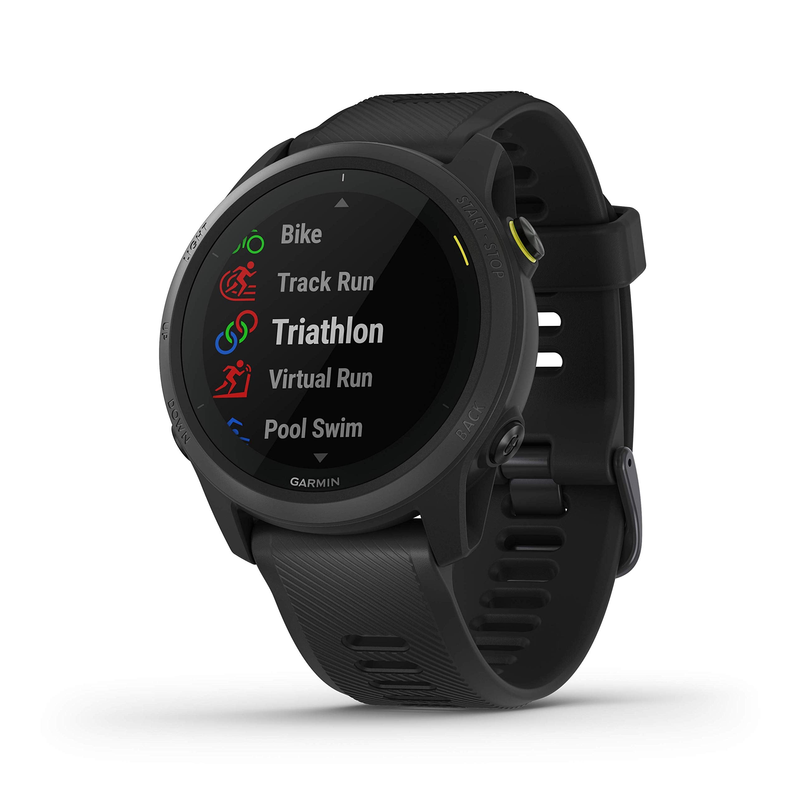 Garmin Forerunner 745, Gps Running Watch, Detailed Training Stats And On Device Workouts, Essential Smartwatch Functions, Black